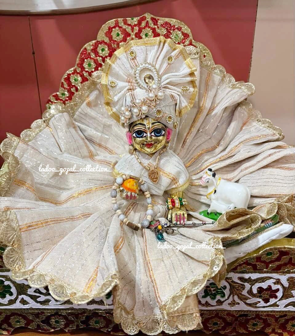 Khadi cotton poshak for laddu gopal