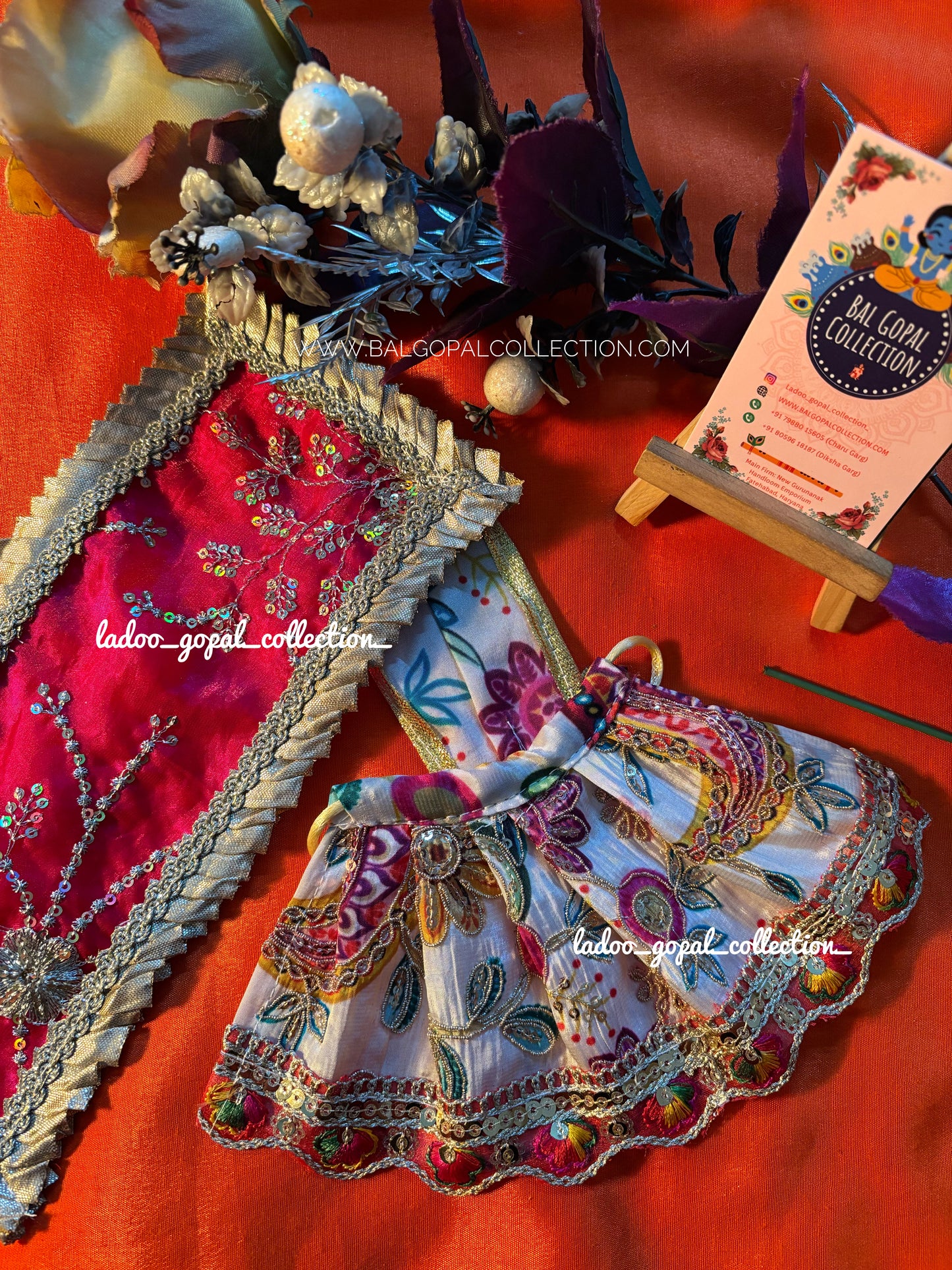 Heavy fabric lehnga for mata rani