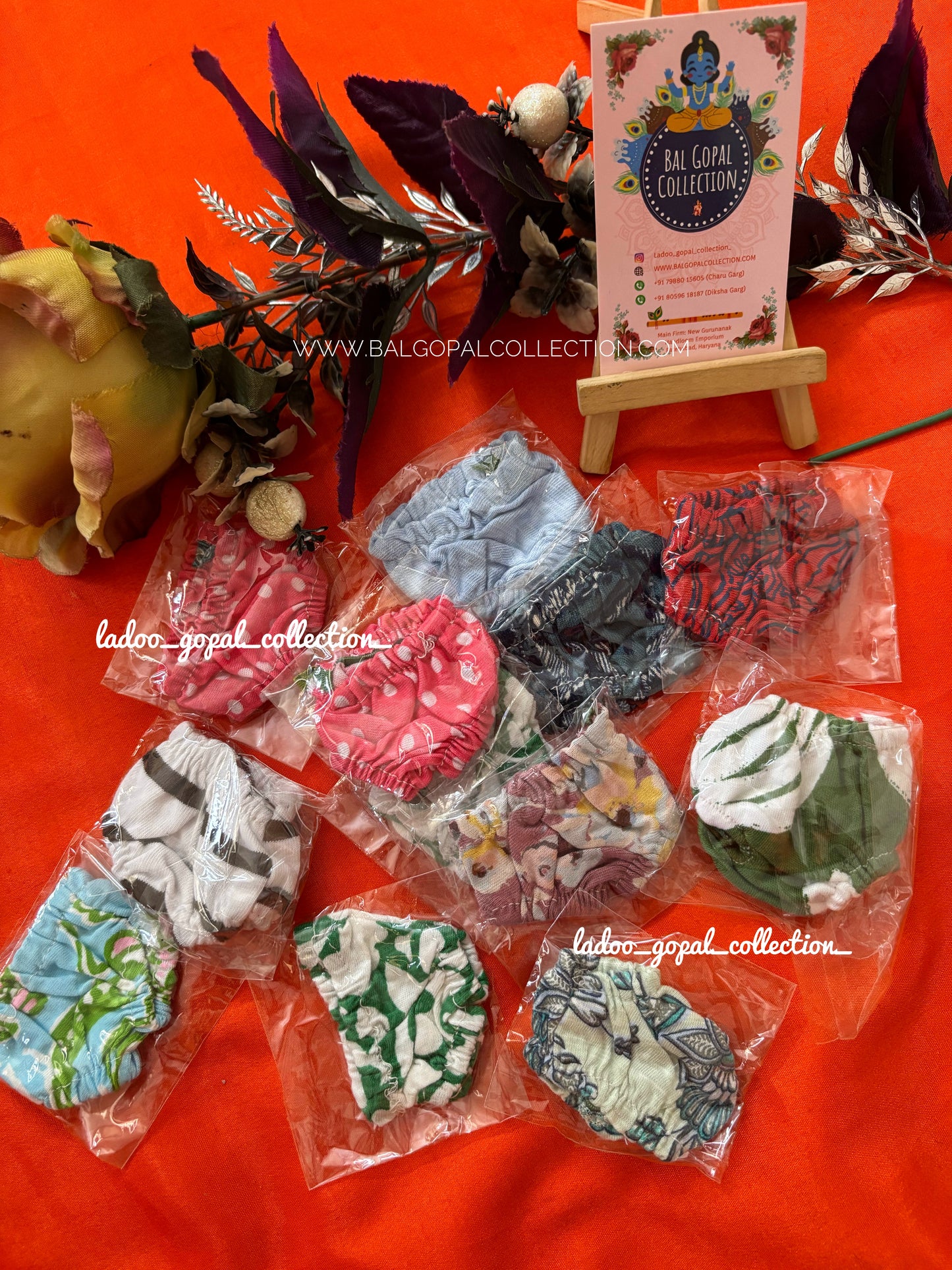 Bloomers for laddu gopal (set of 2)