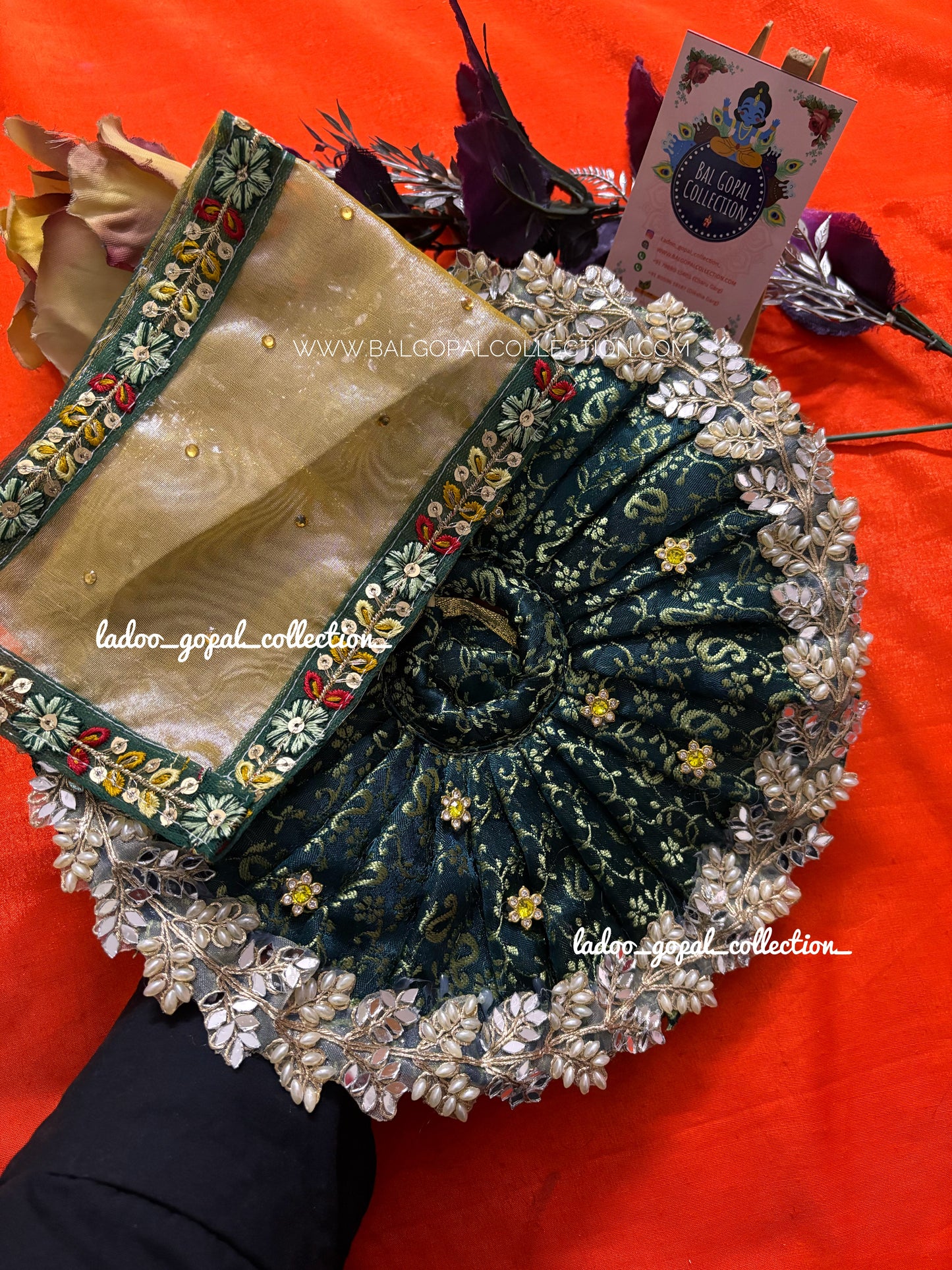 Festive poshak for laddu gopal