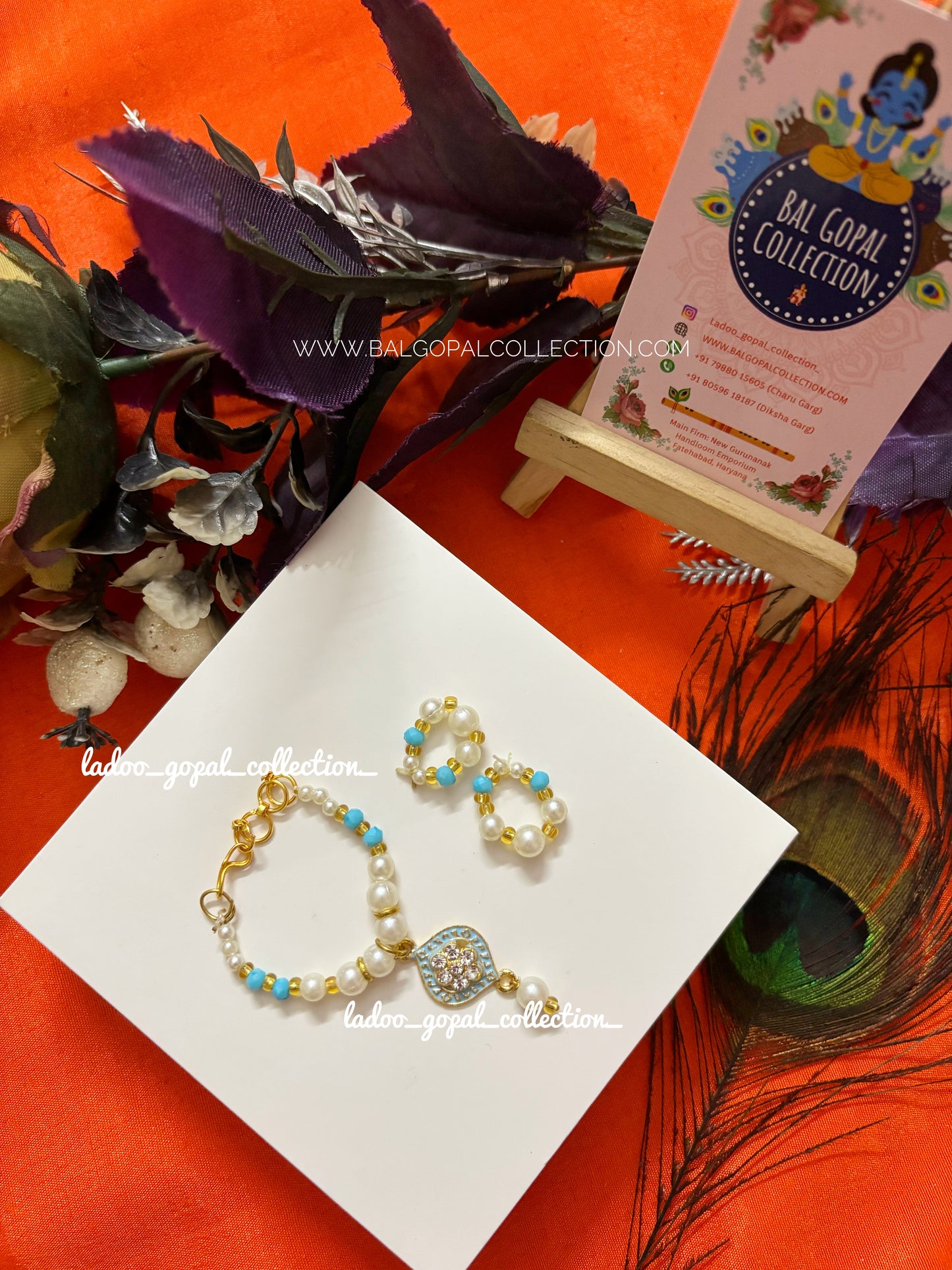 Mala+Bangles set for laddu gopal