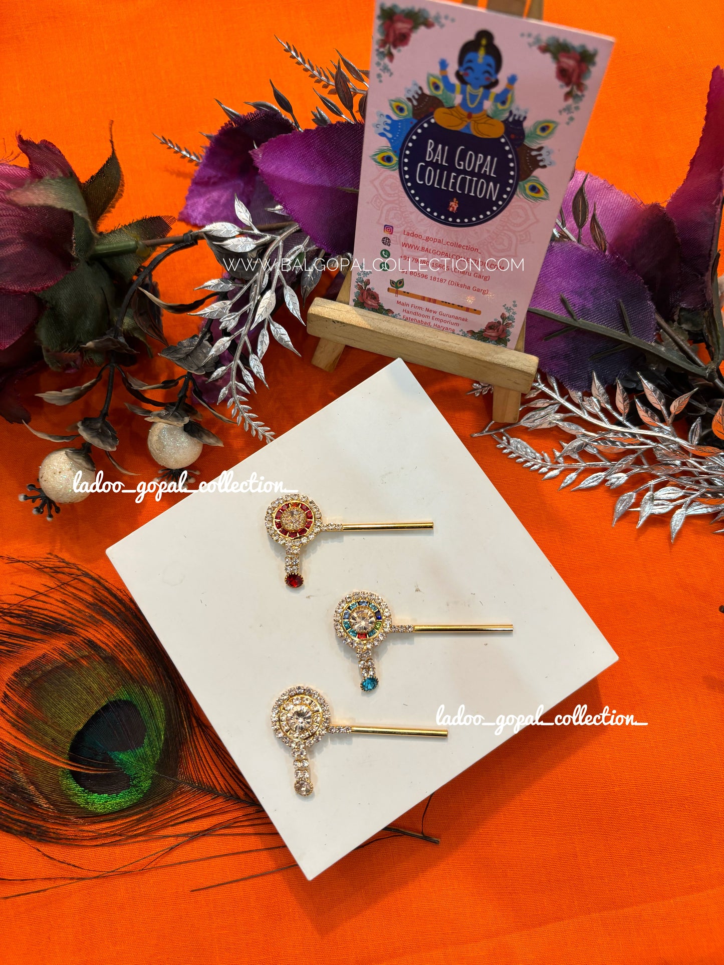 Heavy small bansi for laddu gopal
