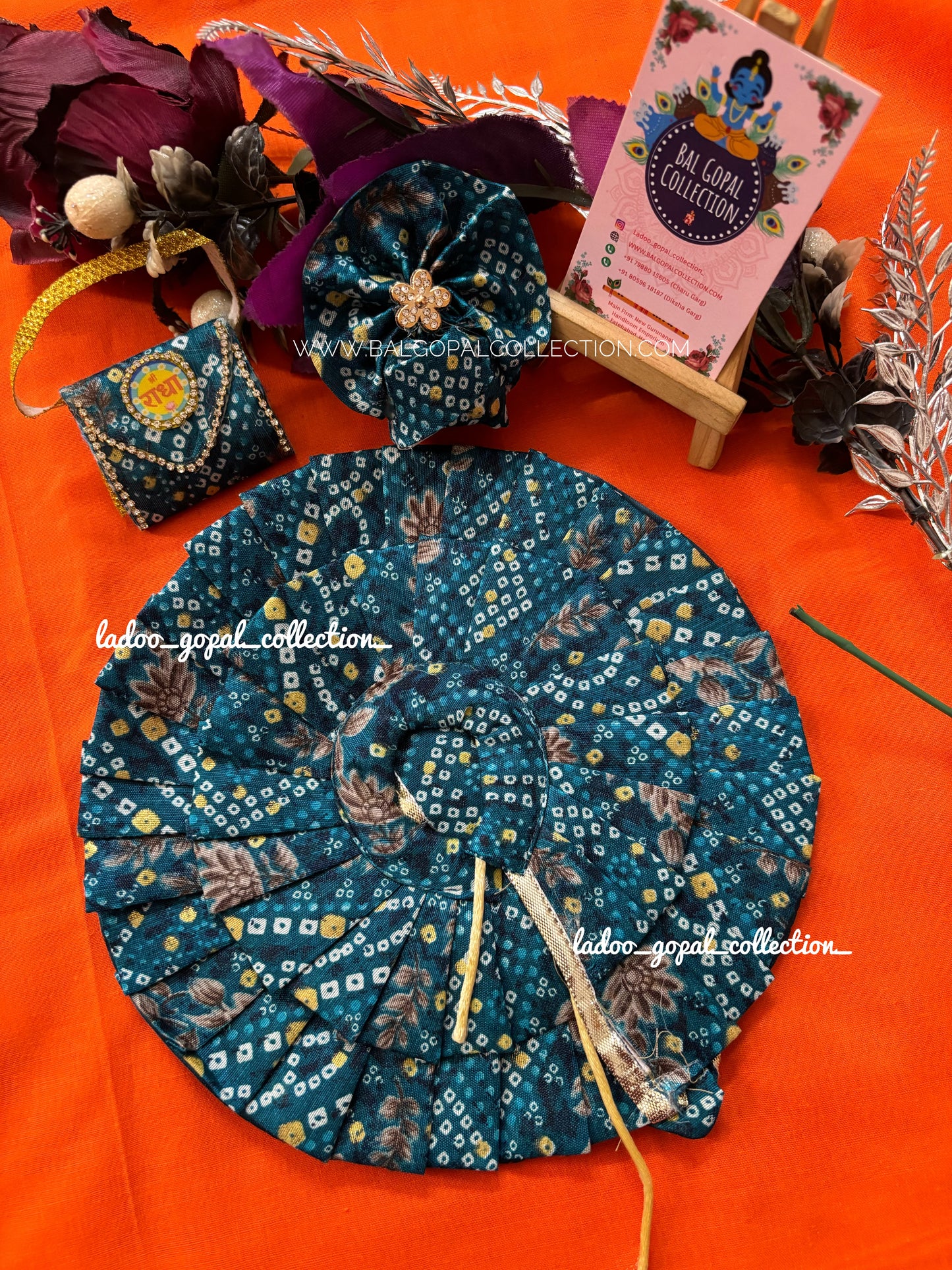 Cotton poshak for laddu gopal