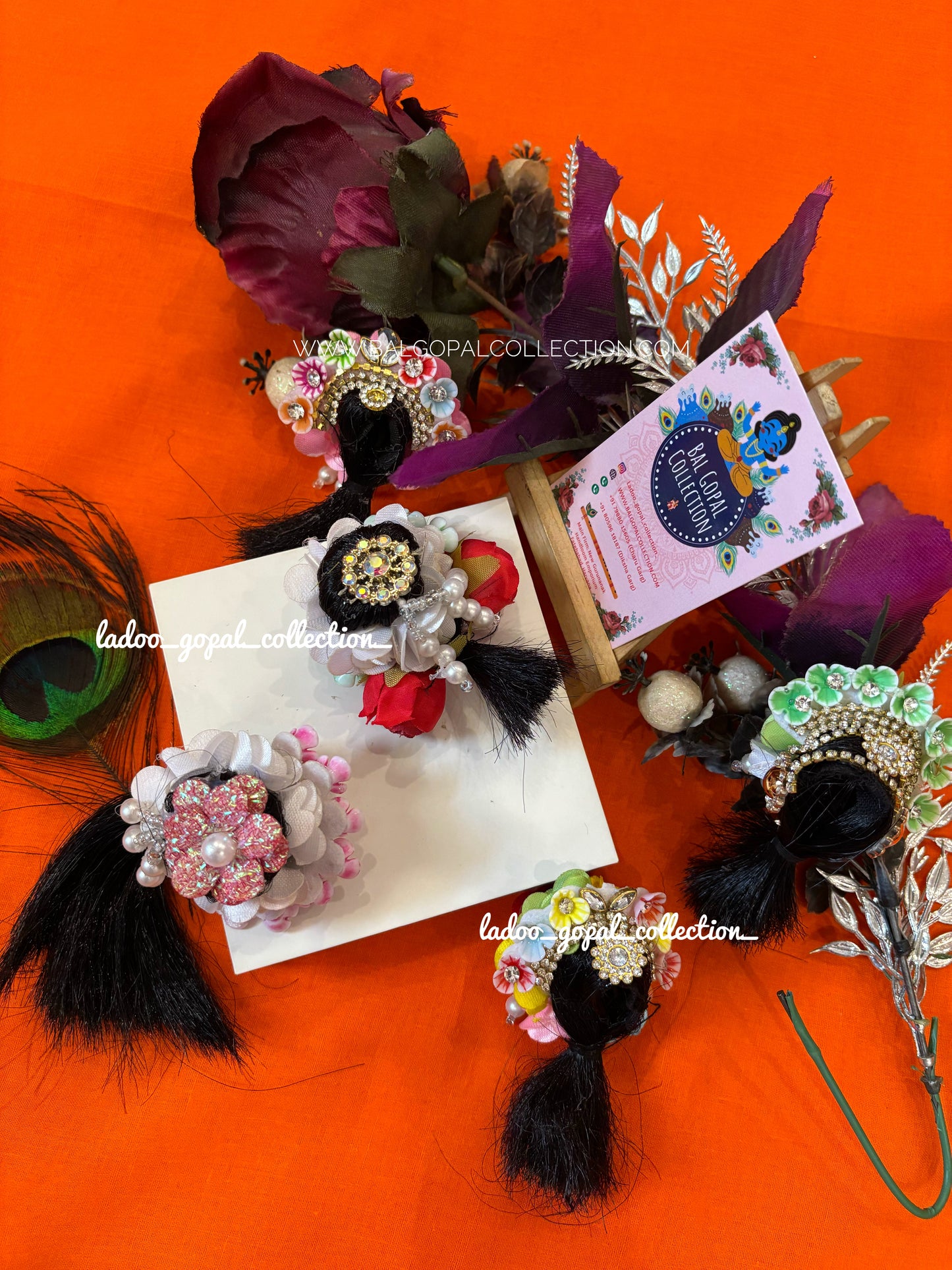Heavy kesh for radha rani size 1-2