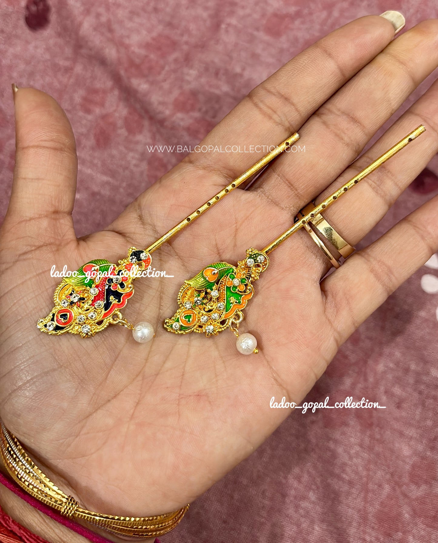 Heavy bansi for laddu gopal size 4-5