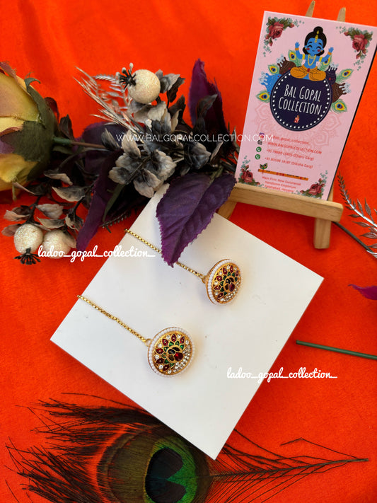 Meenakari Borla For Radha Rani