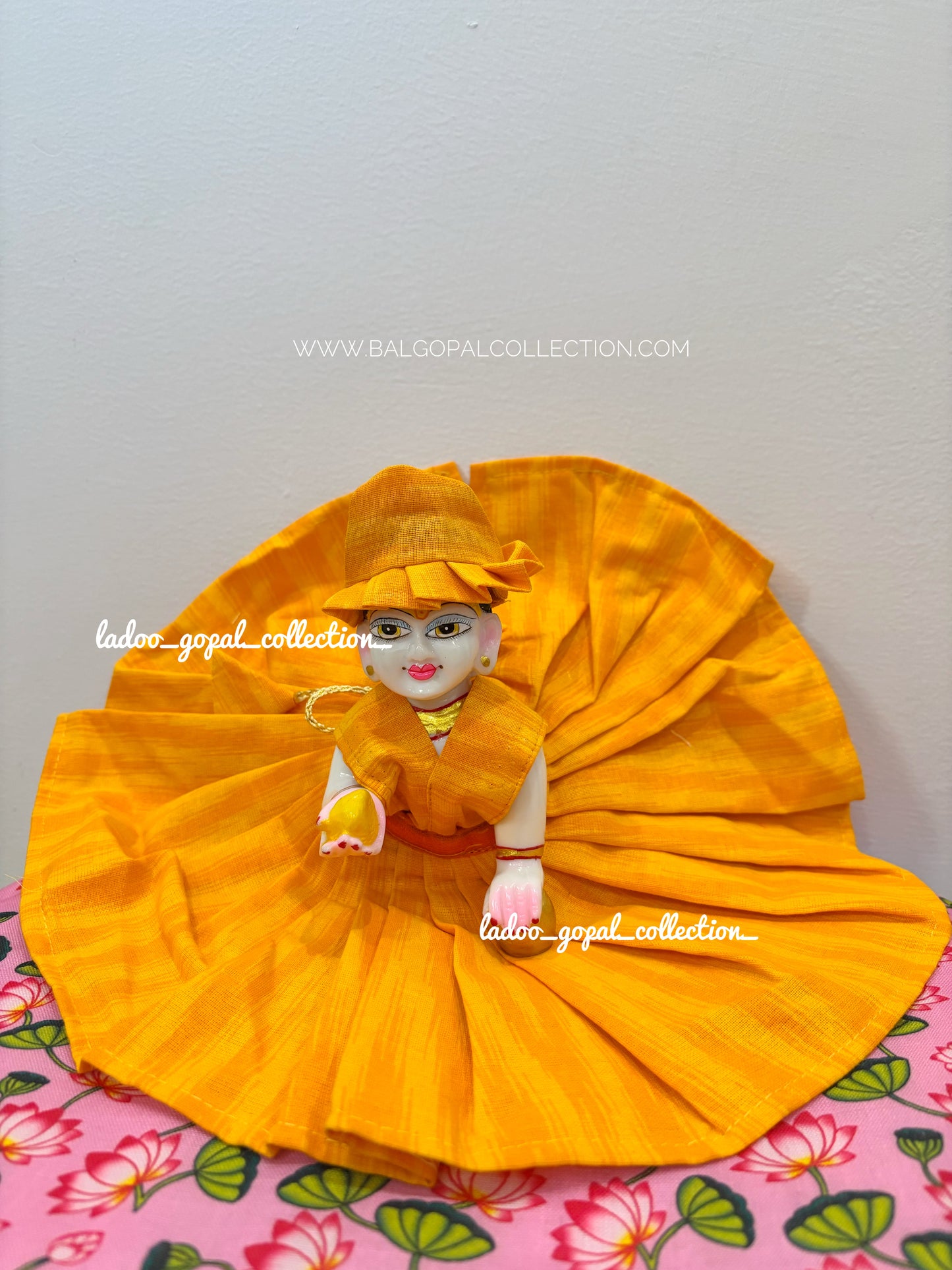 Cotton frock for laddu gopal