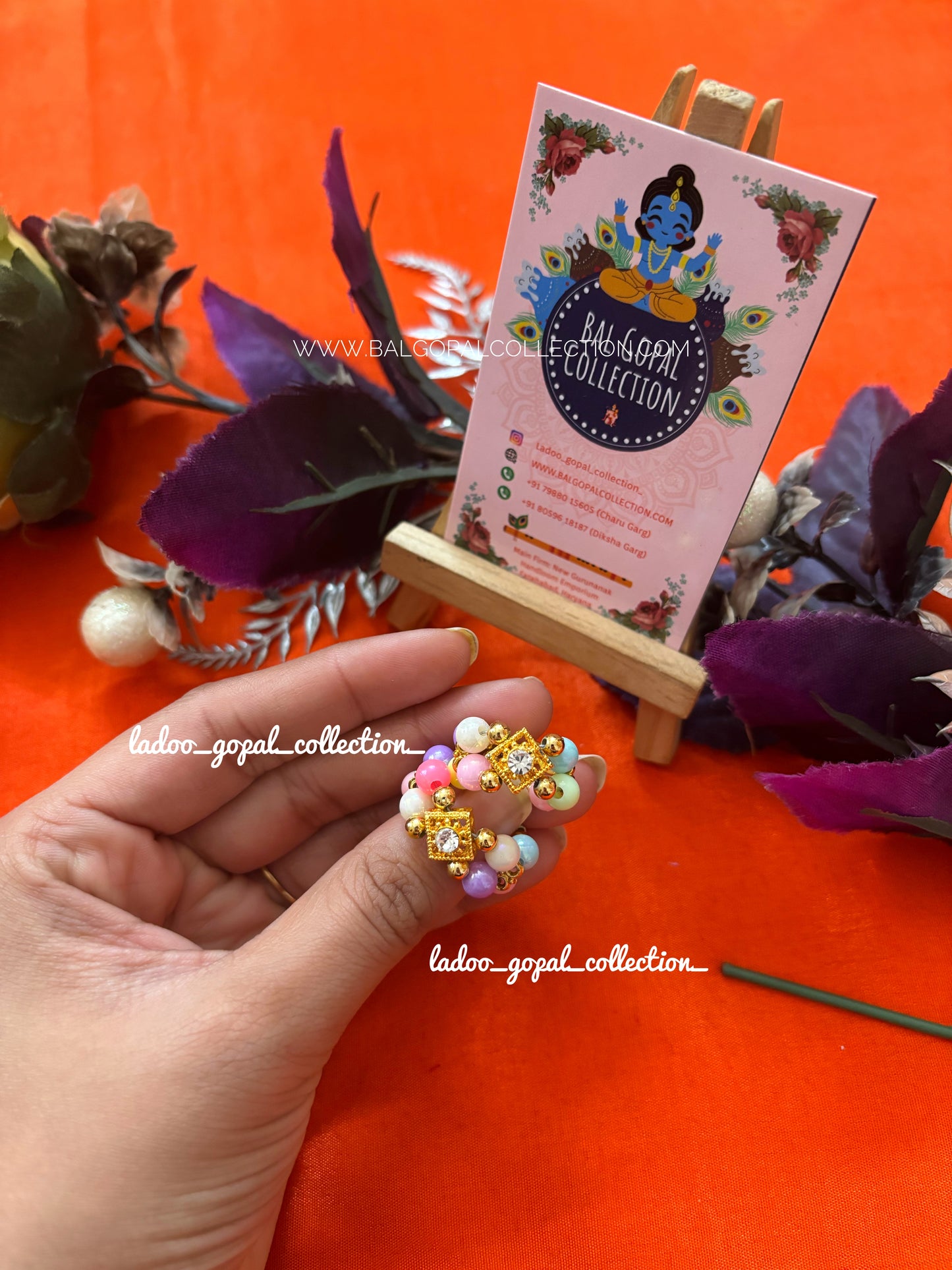 Multi bangles for laddu gopal size 4-5