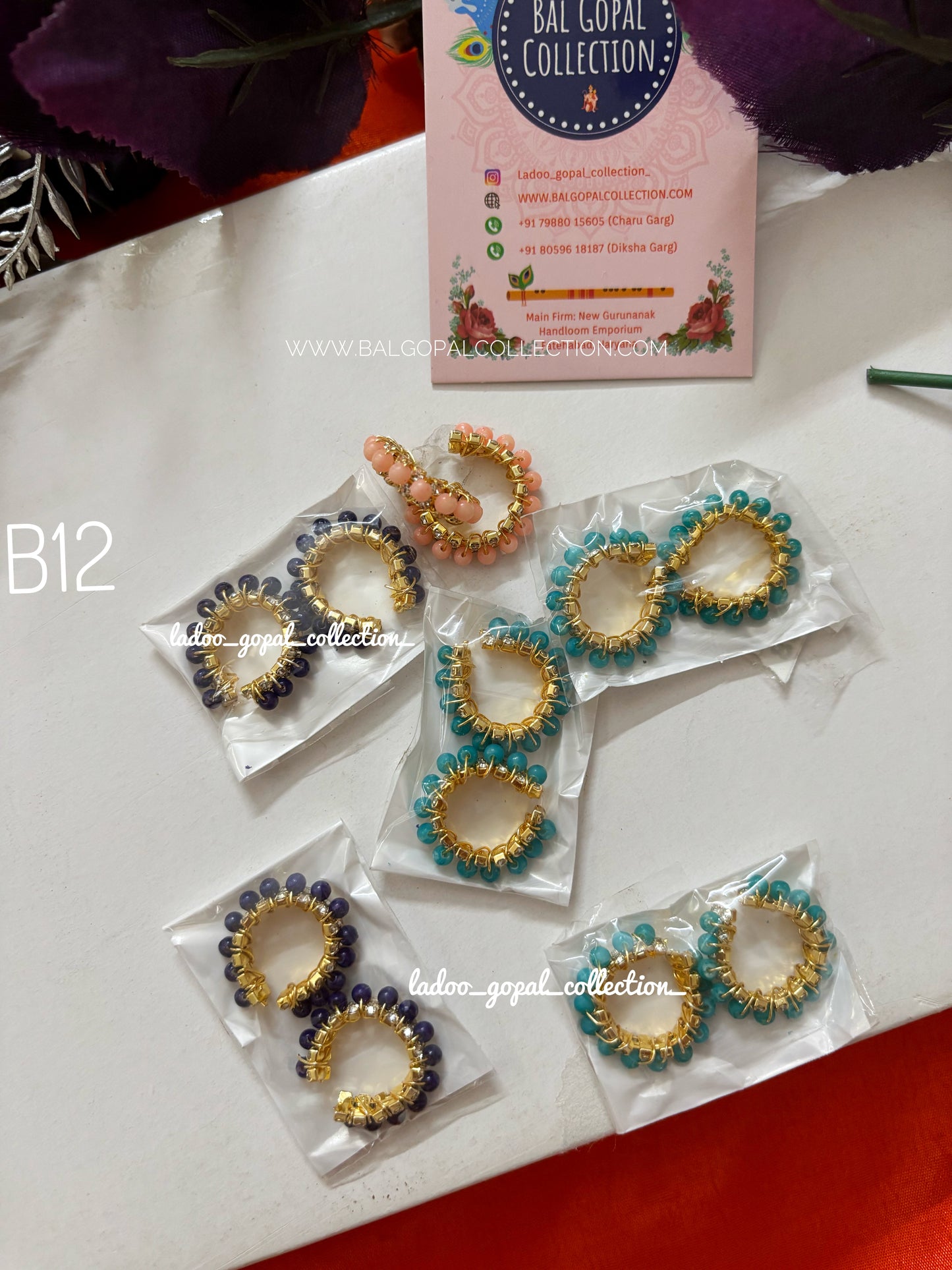 Bangles for laddu gopal size 4-5-6
