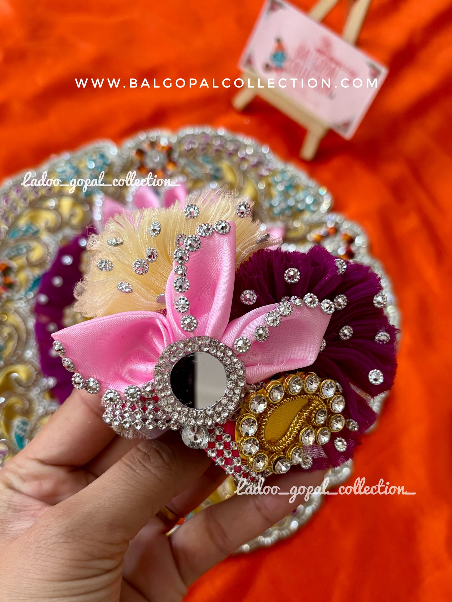 Heavy handwork poshak for laddu gopal