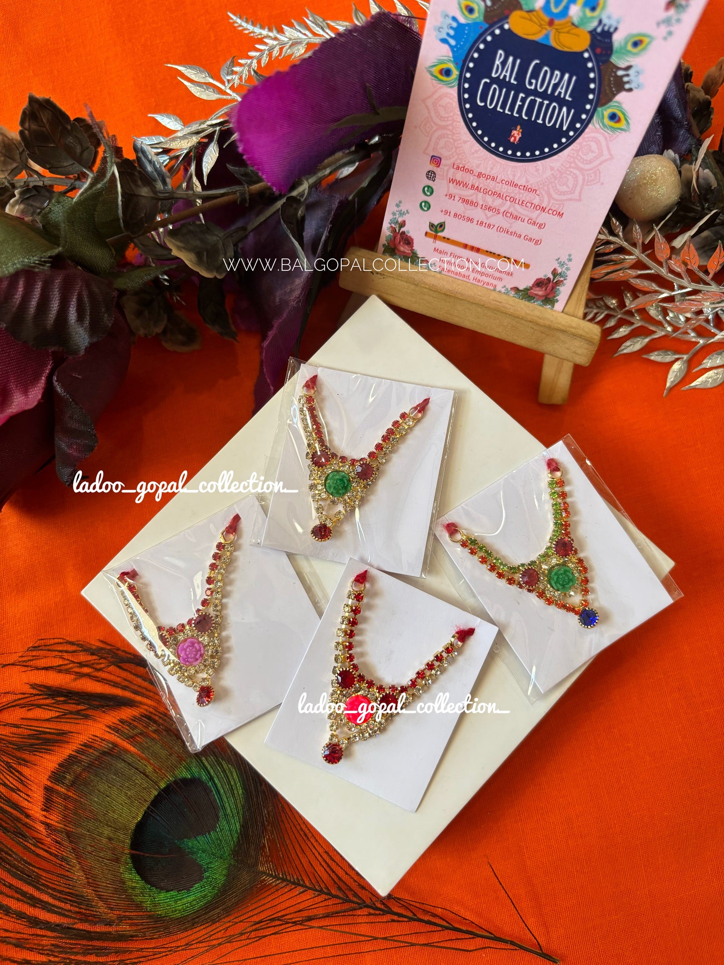 Stone mala for laddu gopal size 2-3-4