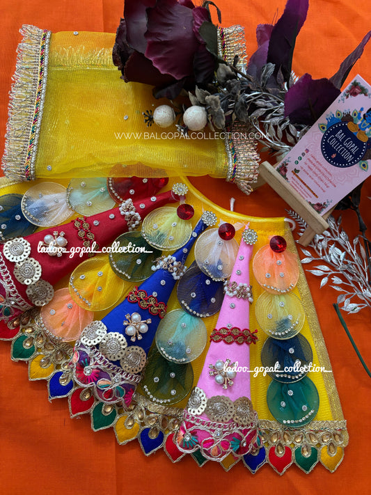Heavy multi lehnga for mata rani