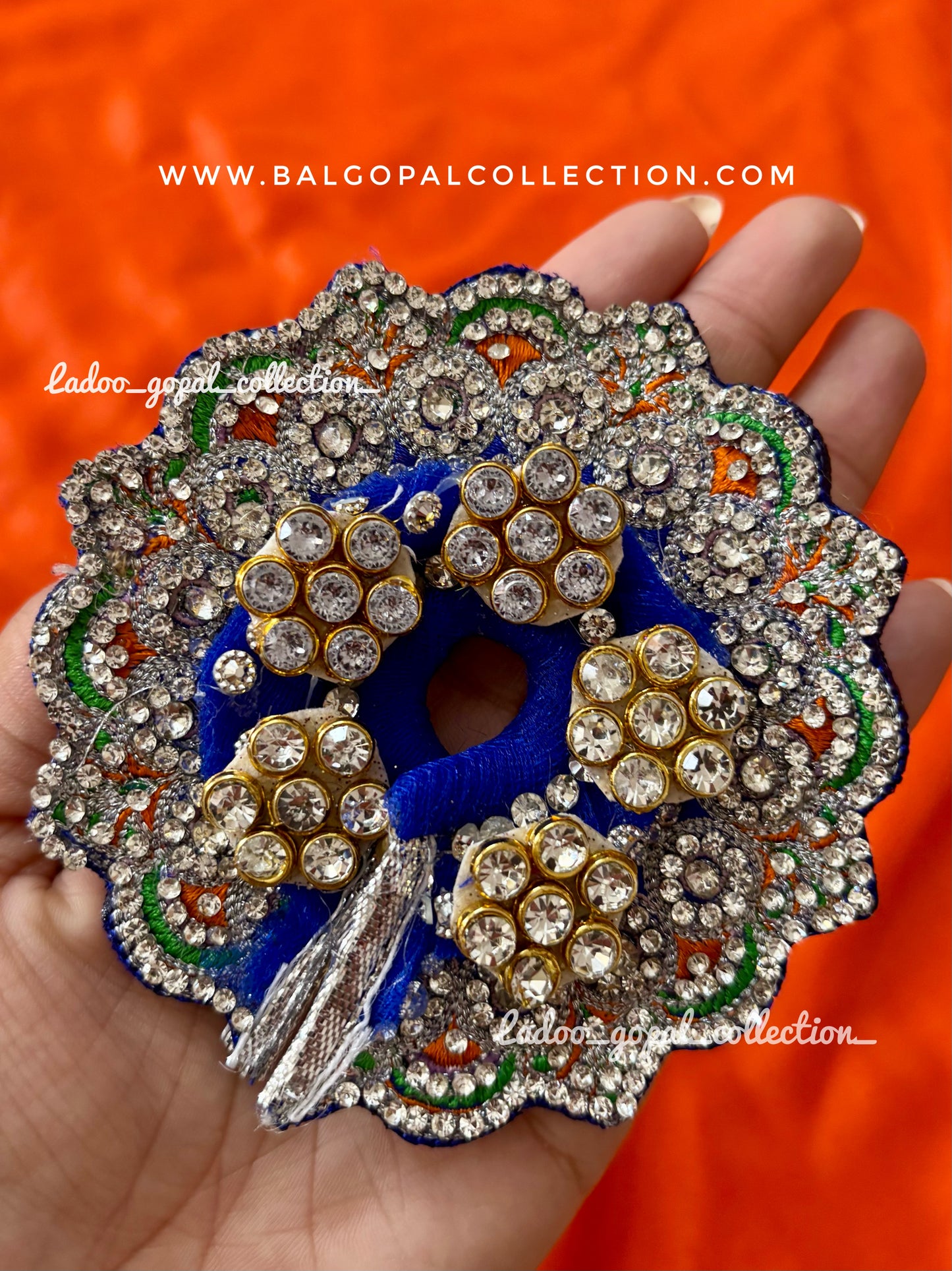 Heavy handwork poshak for laddu gopal