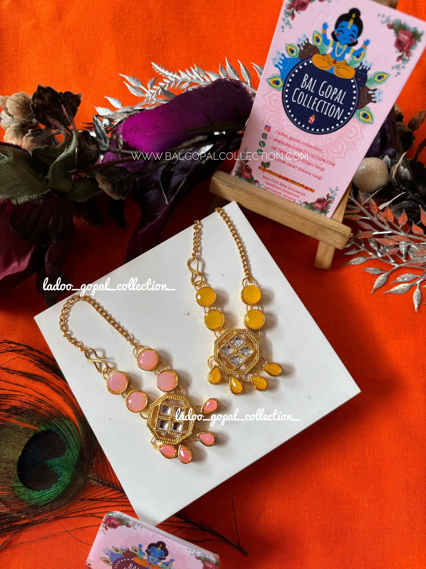 Kundan mala for laddu gopal size 4-5-6-7