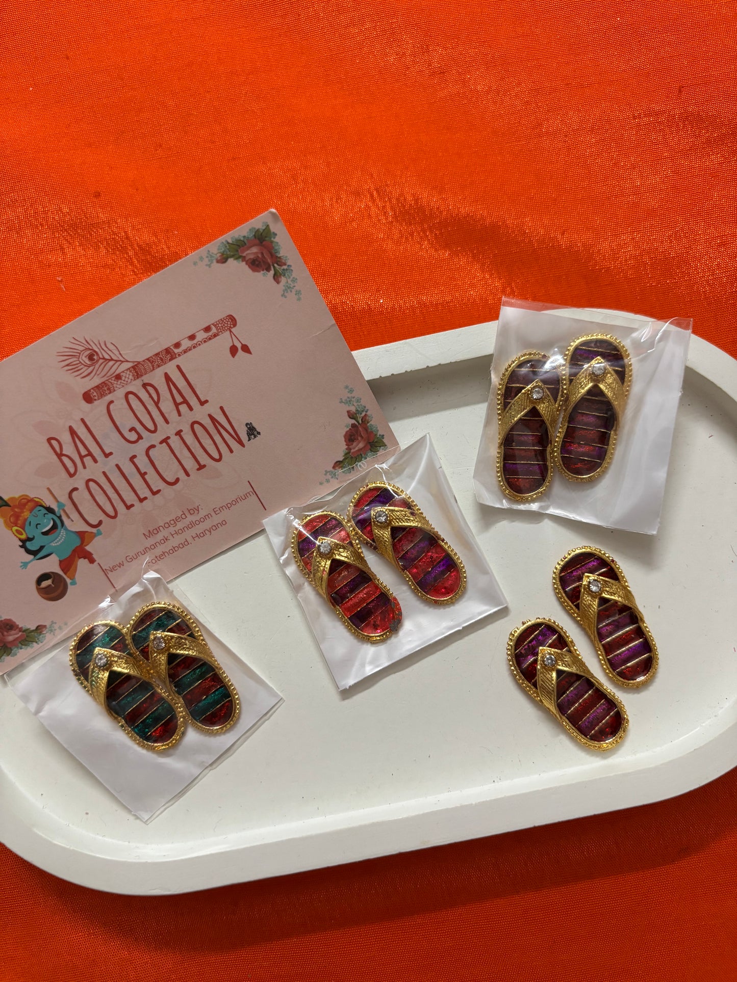 Slippers for laddu gopal