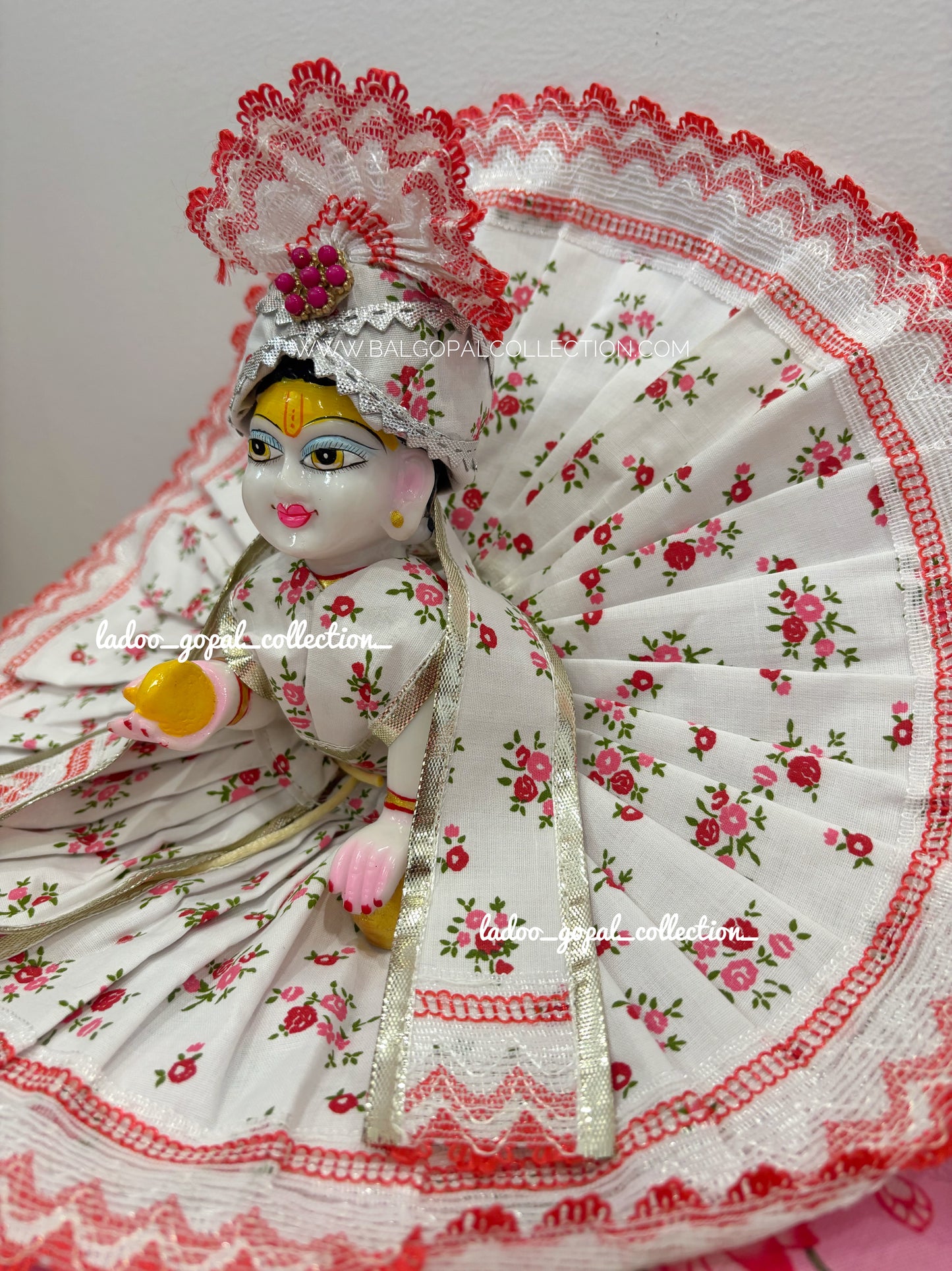 Cotton poshak for laddu gopal