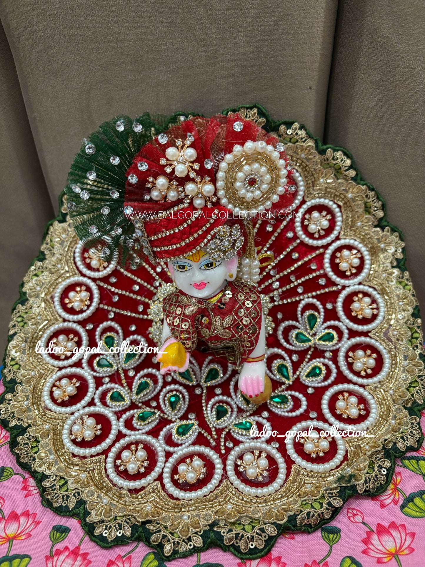 Premium janamashtami poshak for laddu gopal