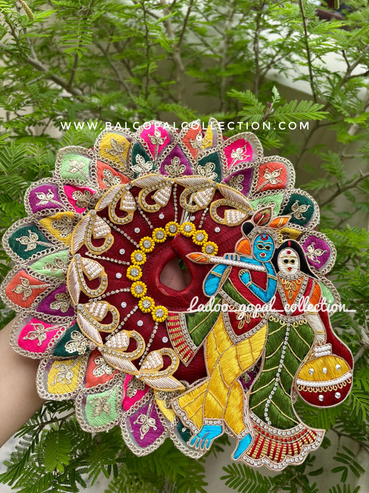 Radha krishna heavy poshak for laddu gopal size 6