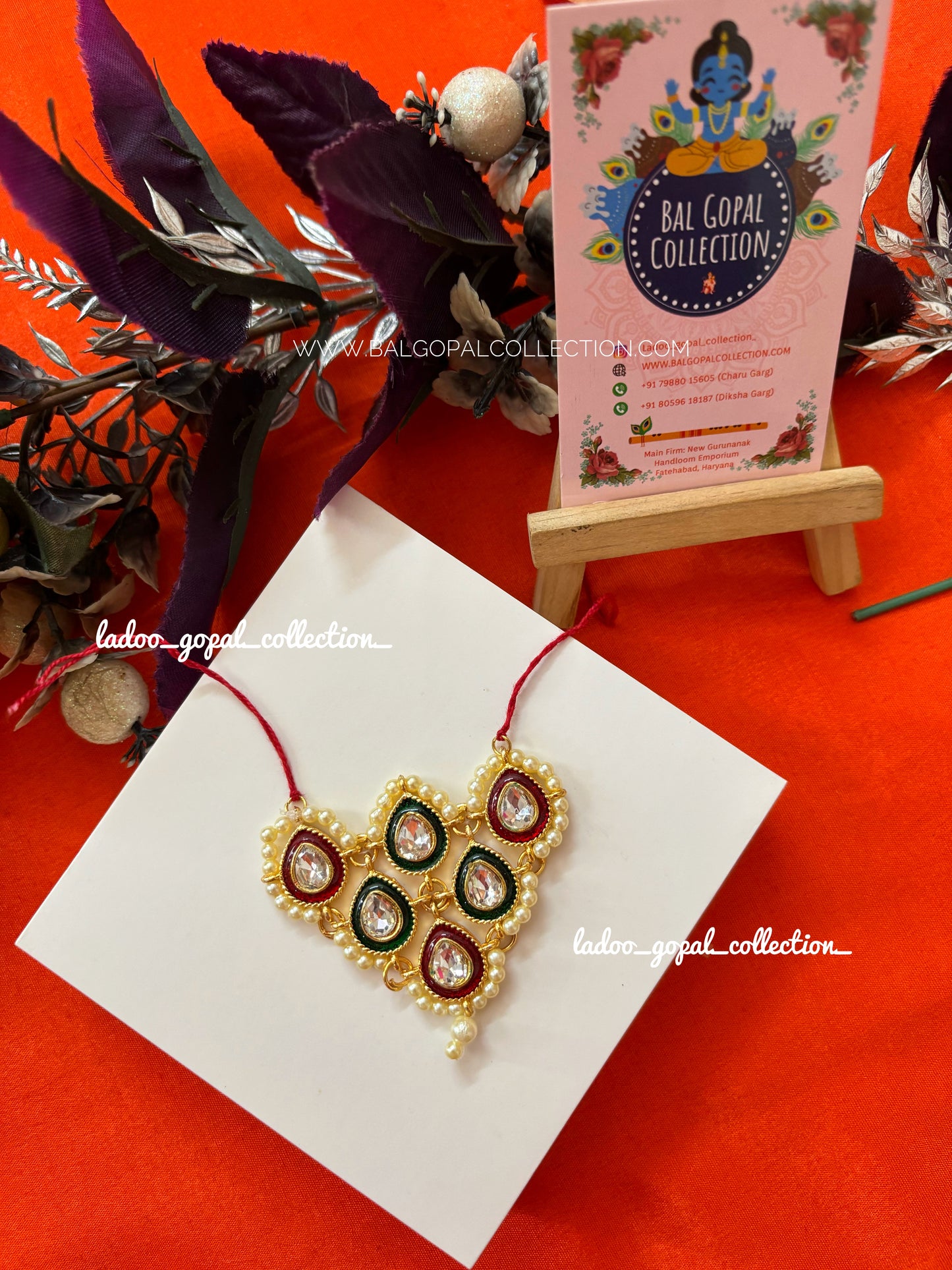 Heavy choker for laddu gopal size 6-7