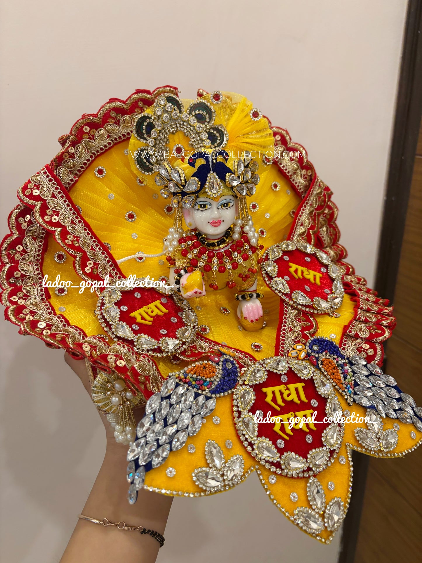 Radhe radhe poshak for laddu gopal || Janamashtami special