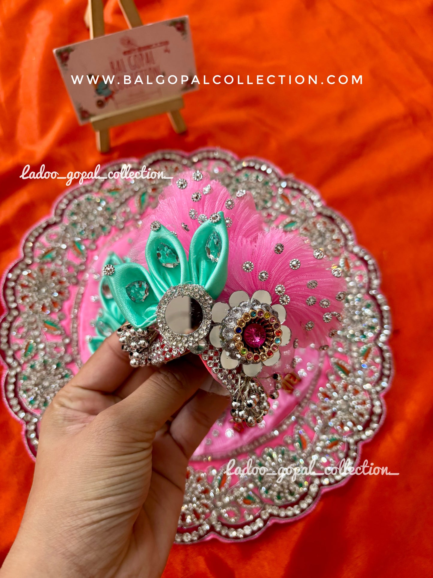 Heavy handwork poshak for laddu gopal