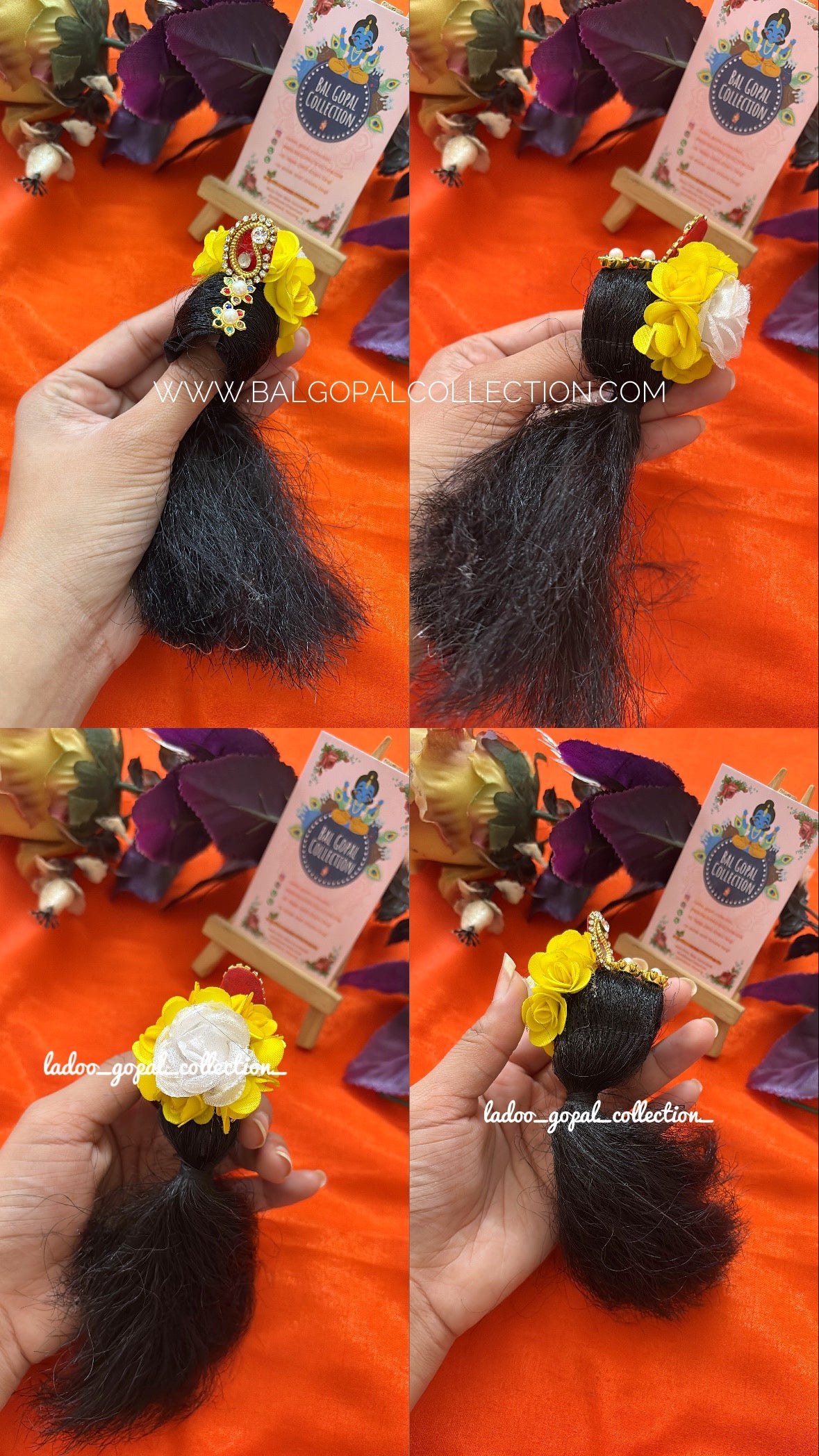 Kesh for radha rani size 4-5