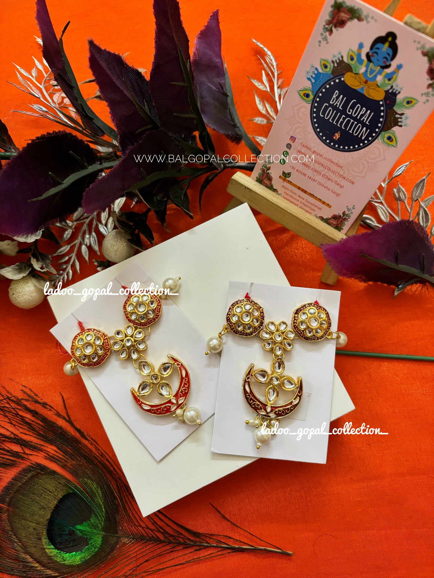 Chand sitare mala for laddu gopal