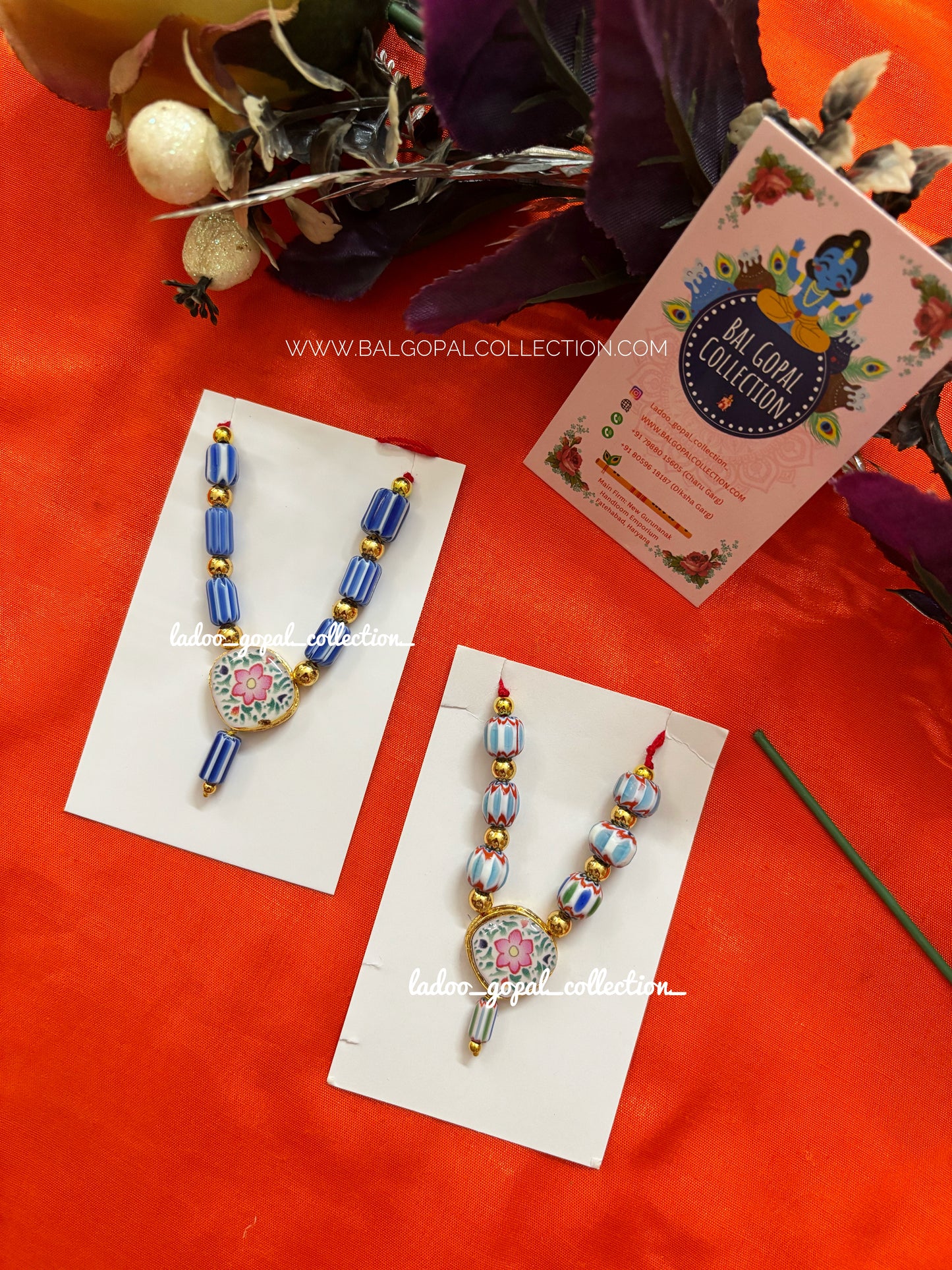 Pushp mala for laddu gopal