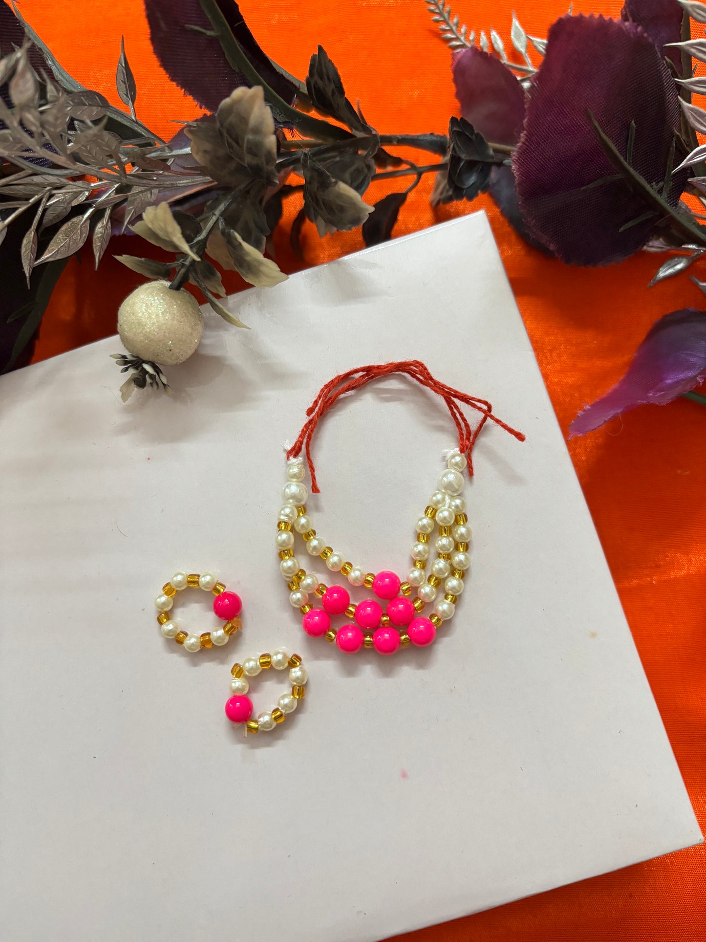Moti Mala with bangles for laddu gopal size 3-4-5