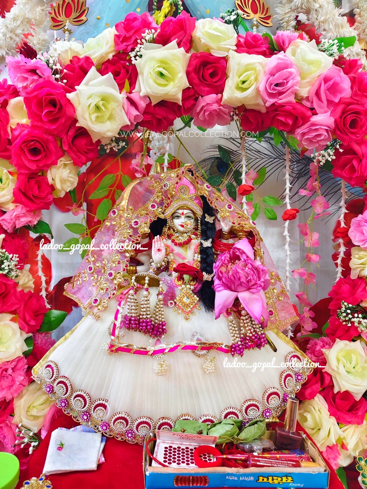 Lehnga patka for mata rani