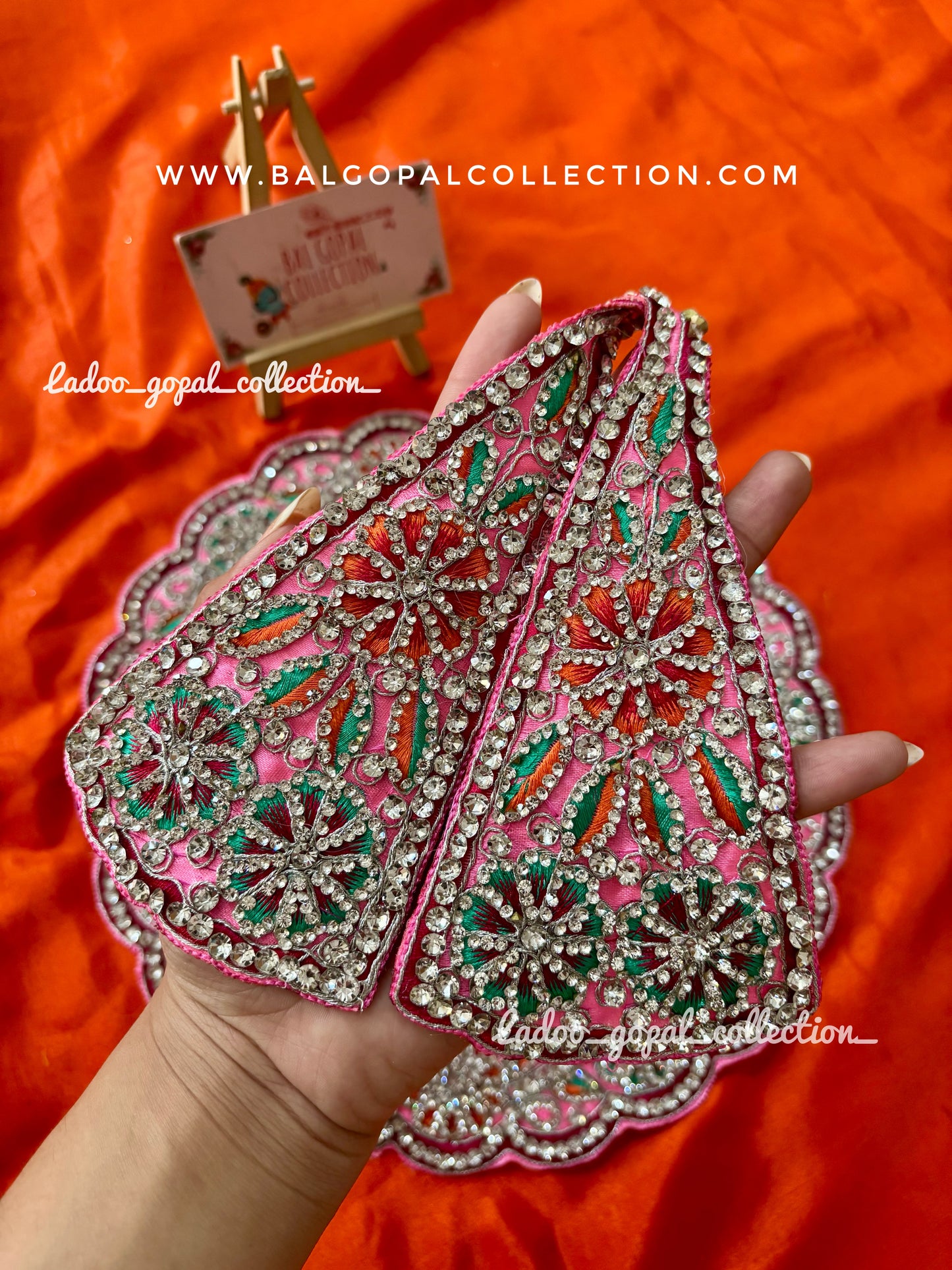 Heavy handwork poshak for laddu gopal