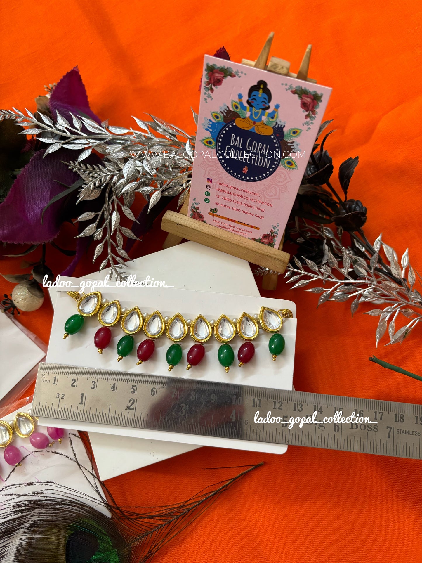 Kundan drop kamarbandh