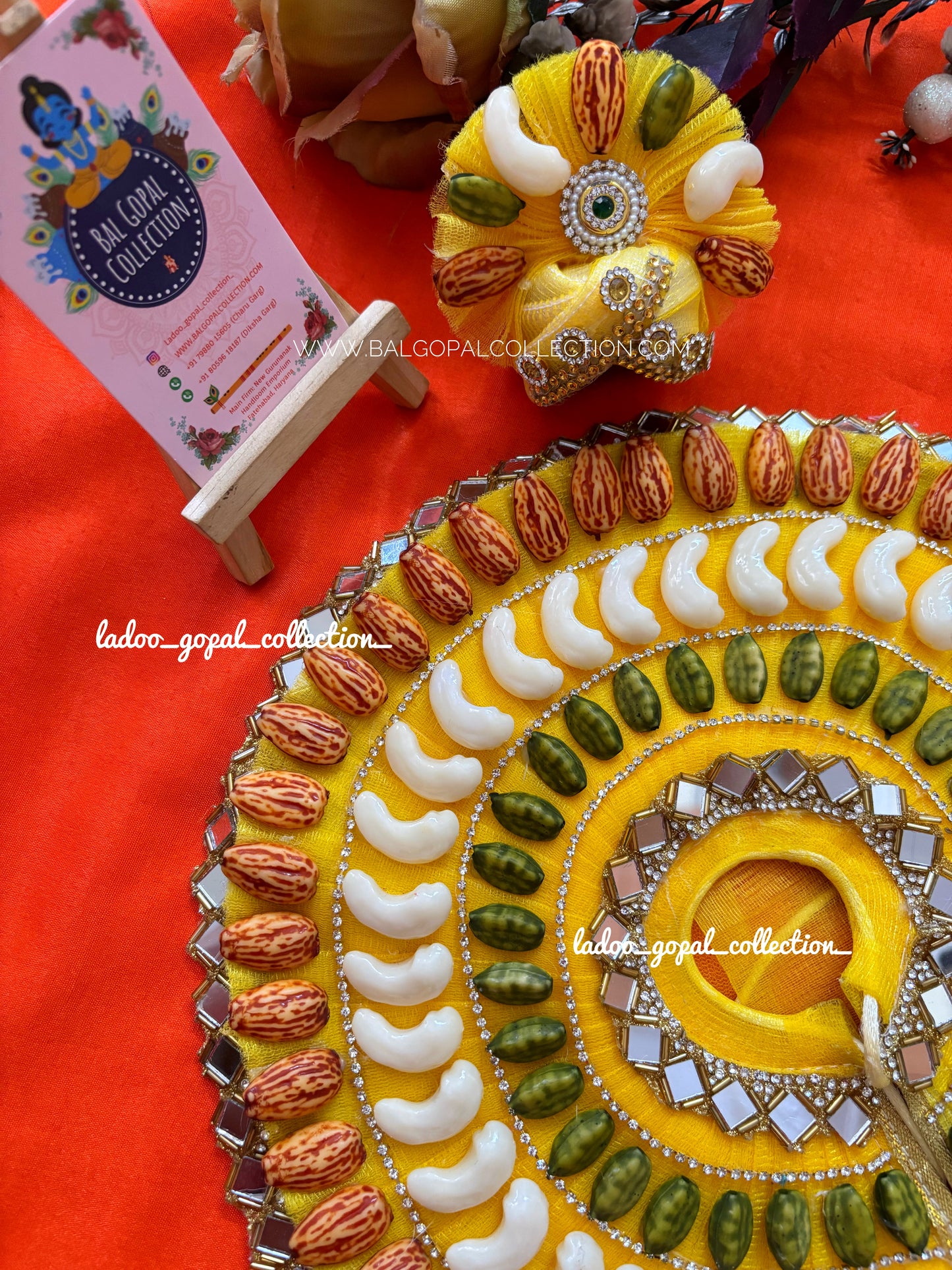 Diwali special dryfruits poshak for laddu gopal