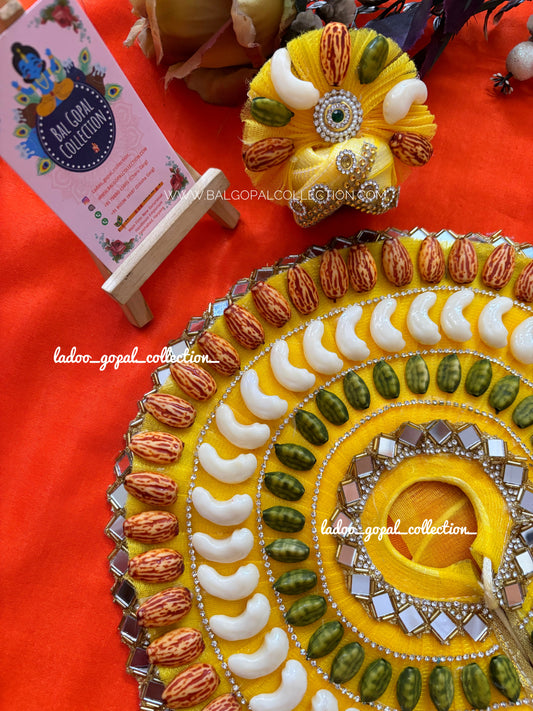 Diwali special dryfruits poshak for laddu gopal