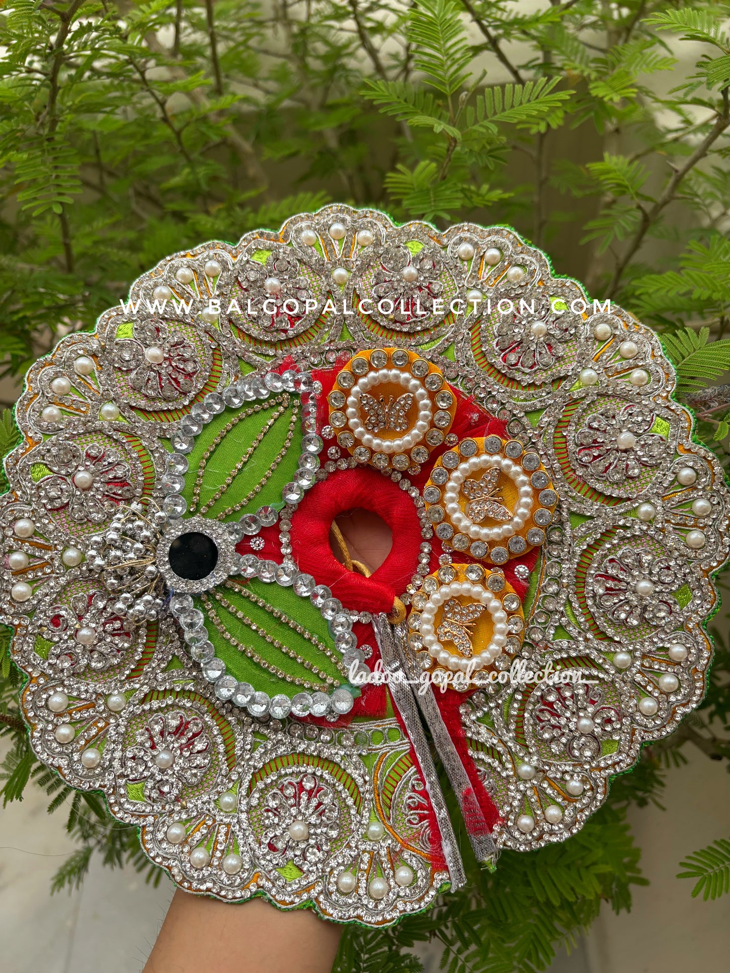 Heavy handwork poshak for laddu gopal size 6