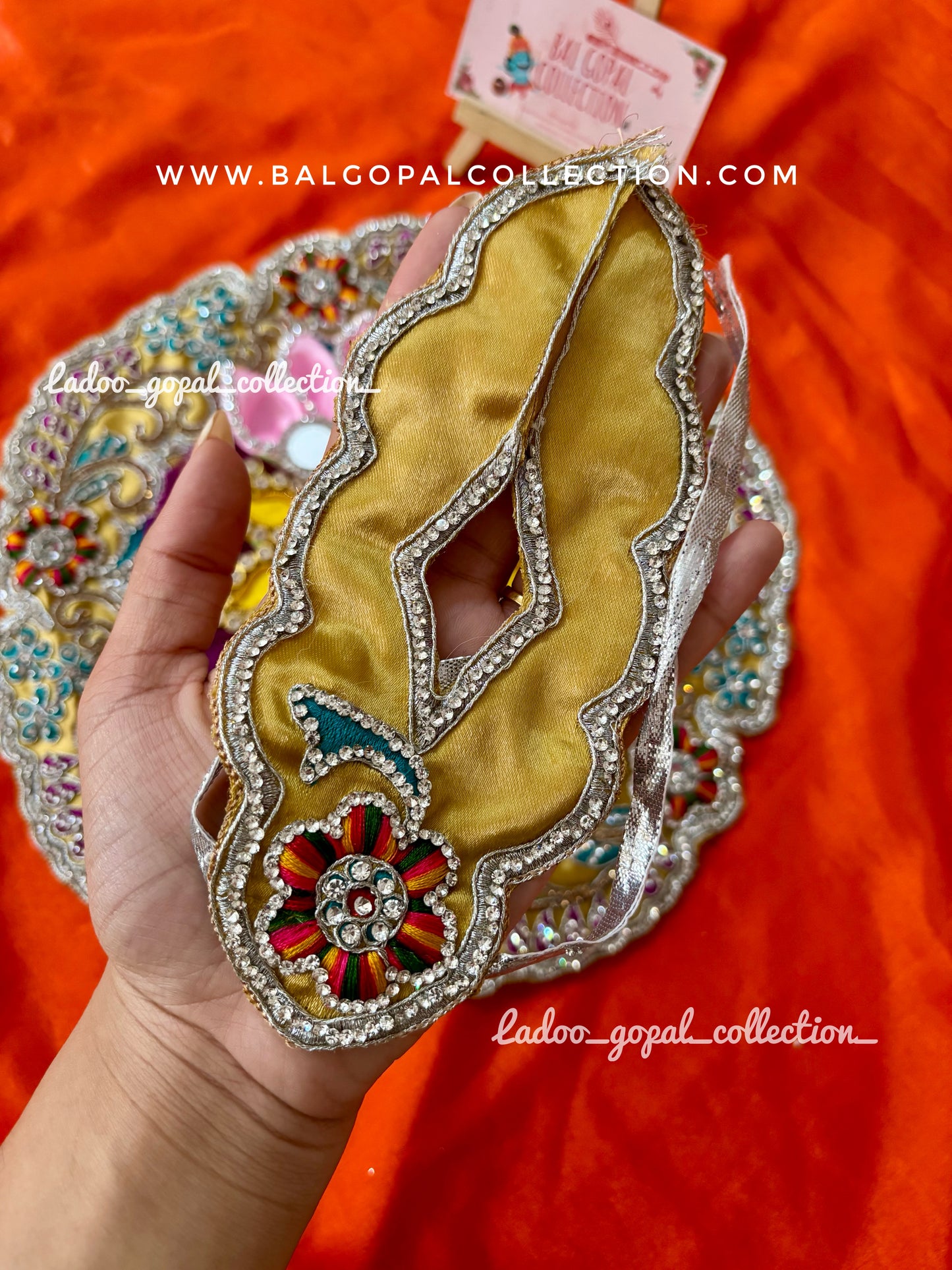 Heavy handwork poshak for laddu gopal