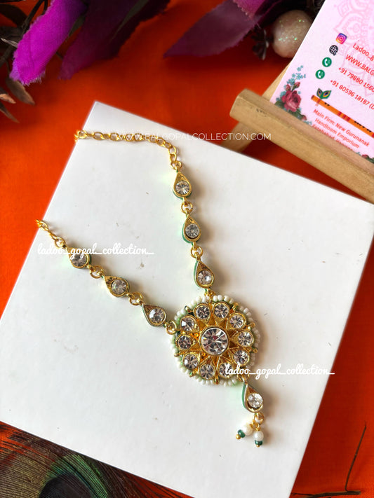 Premium Jadau stone heavy mala