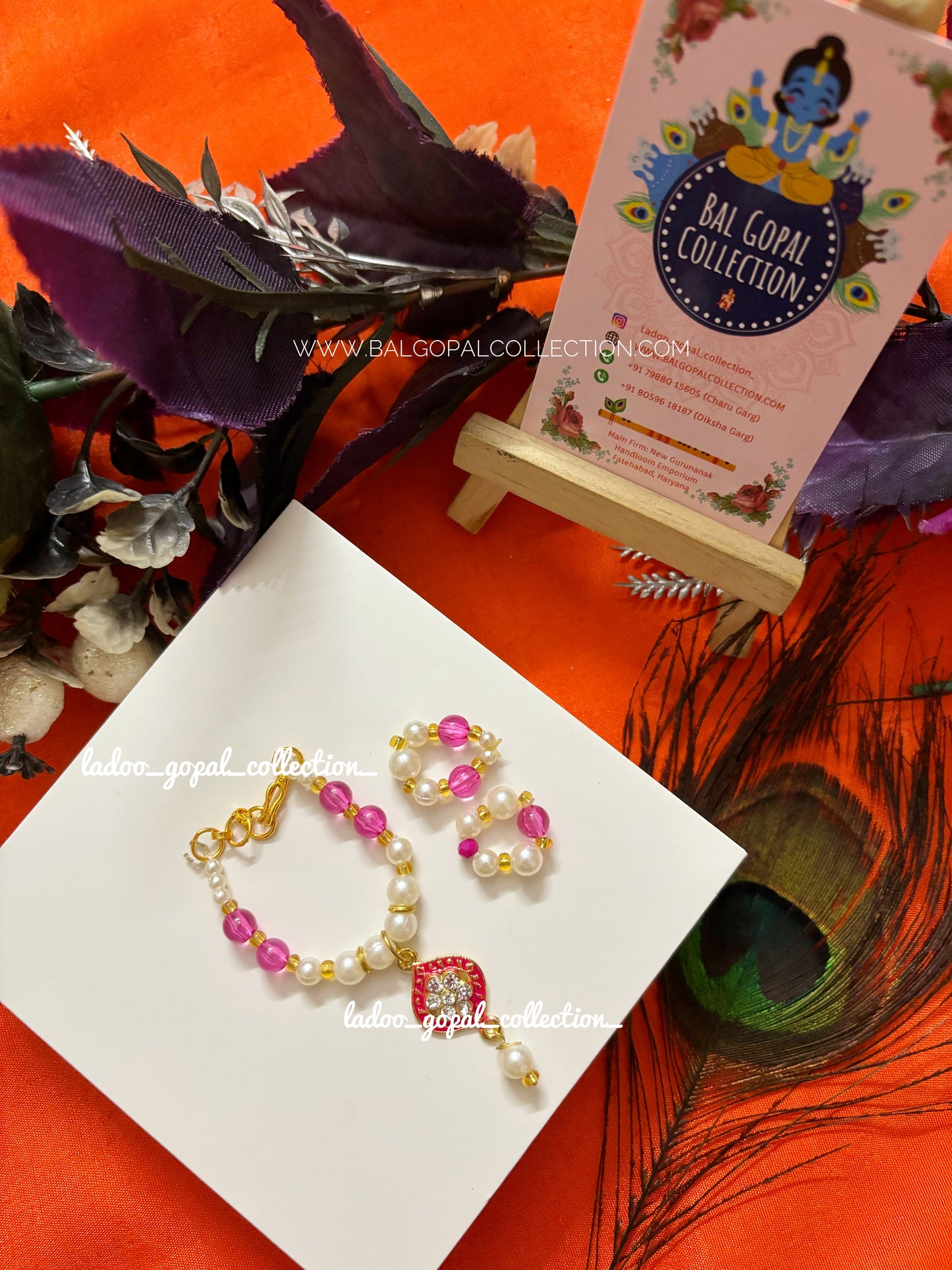 Mala+Bangles set for laddu gopal