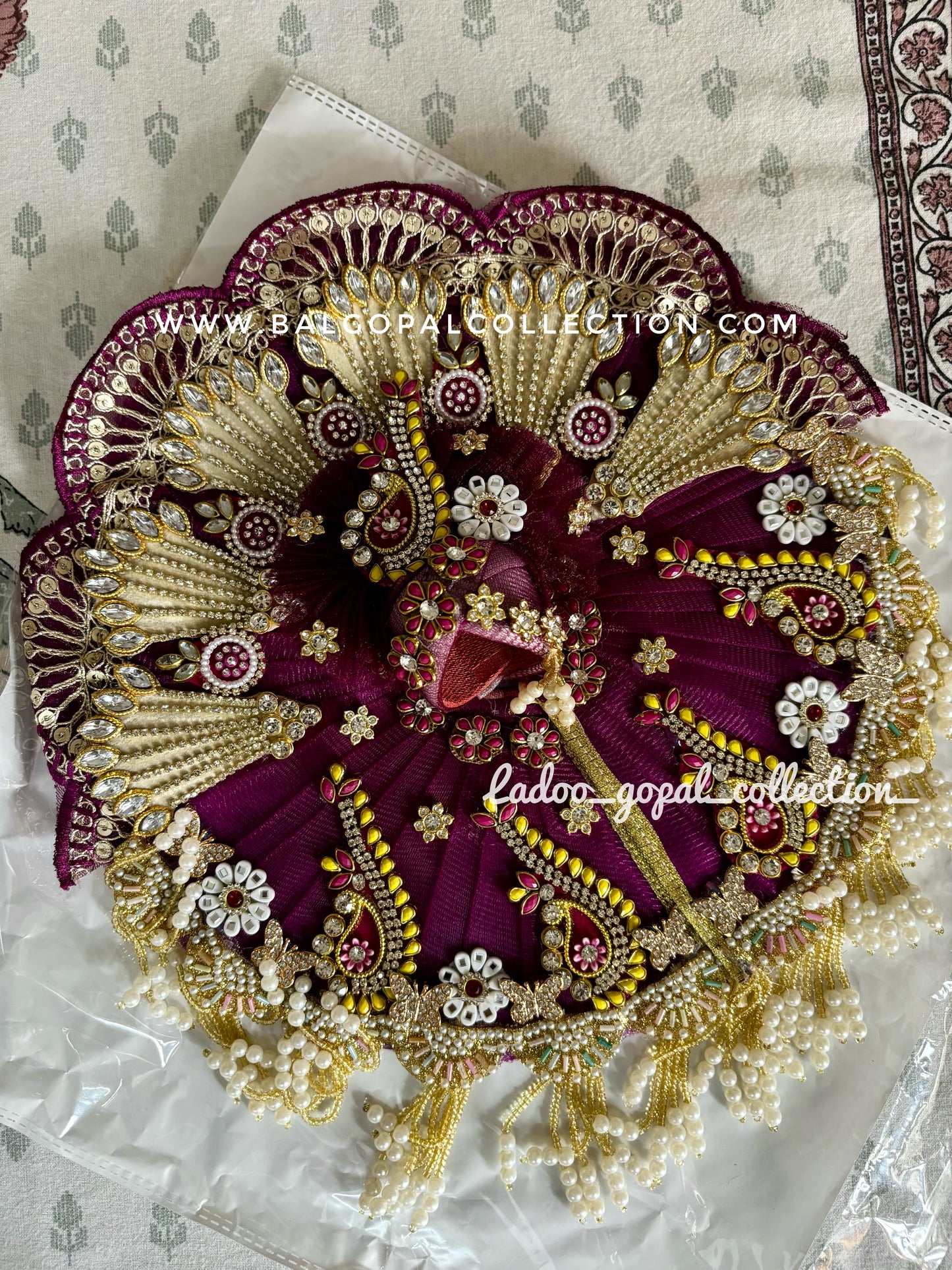 Heavy poshak for laddu gopal