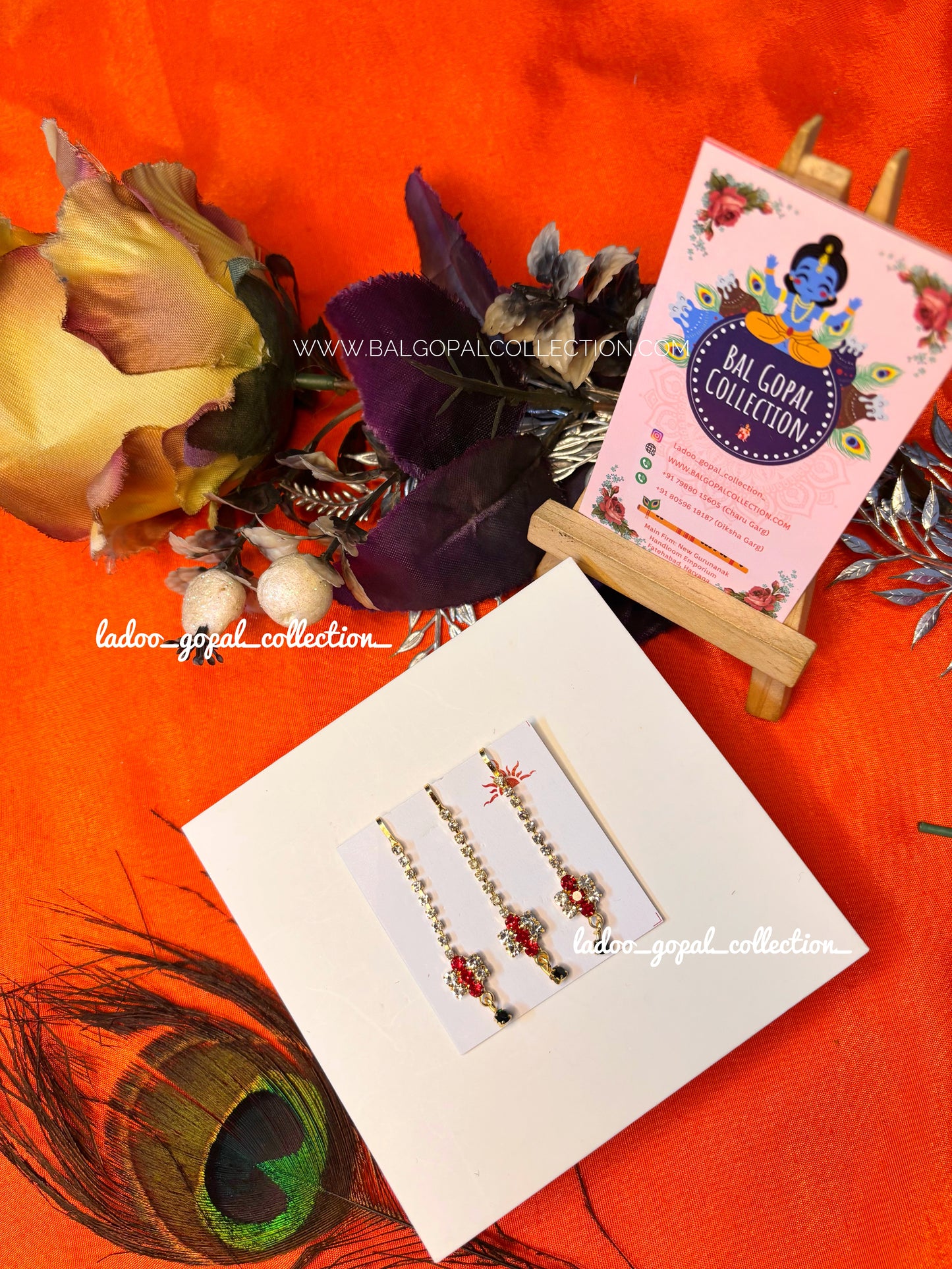 Small mangtika for radha rani/ mata rani