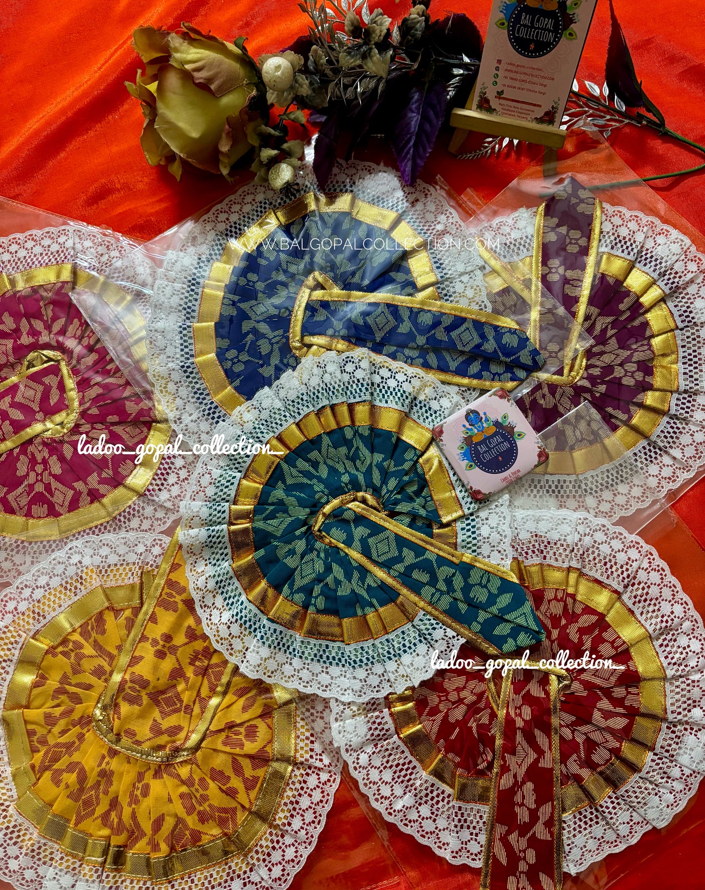 Cotton dresses for laddu gopal