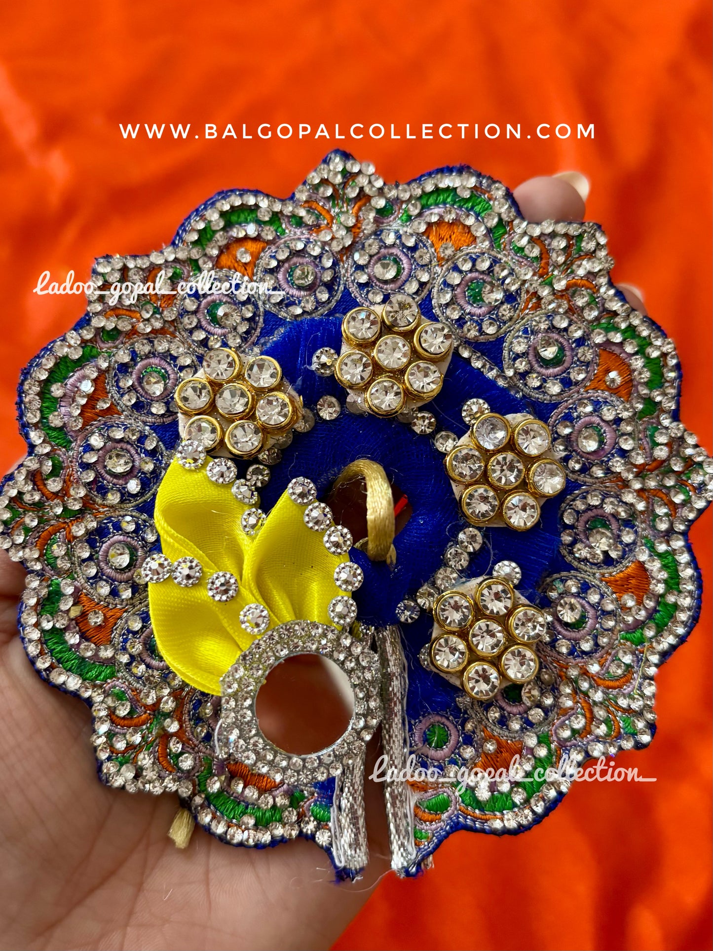 Heavy handwork poshak for laddu gopal