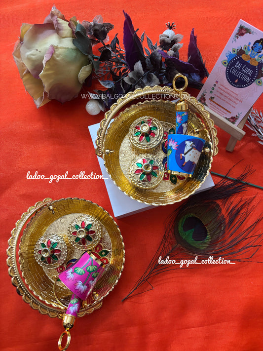 Holi plate for laddu gopal