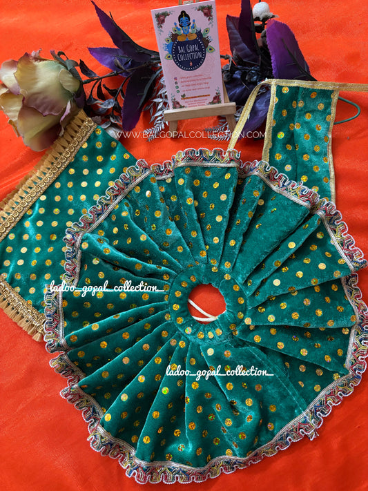 Heavy velvet poshak for laddu gopal