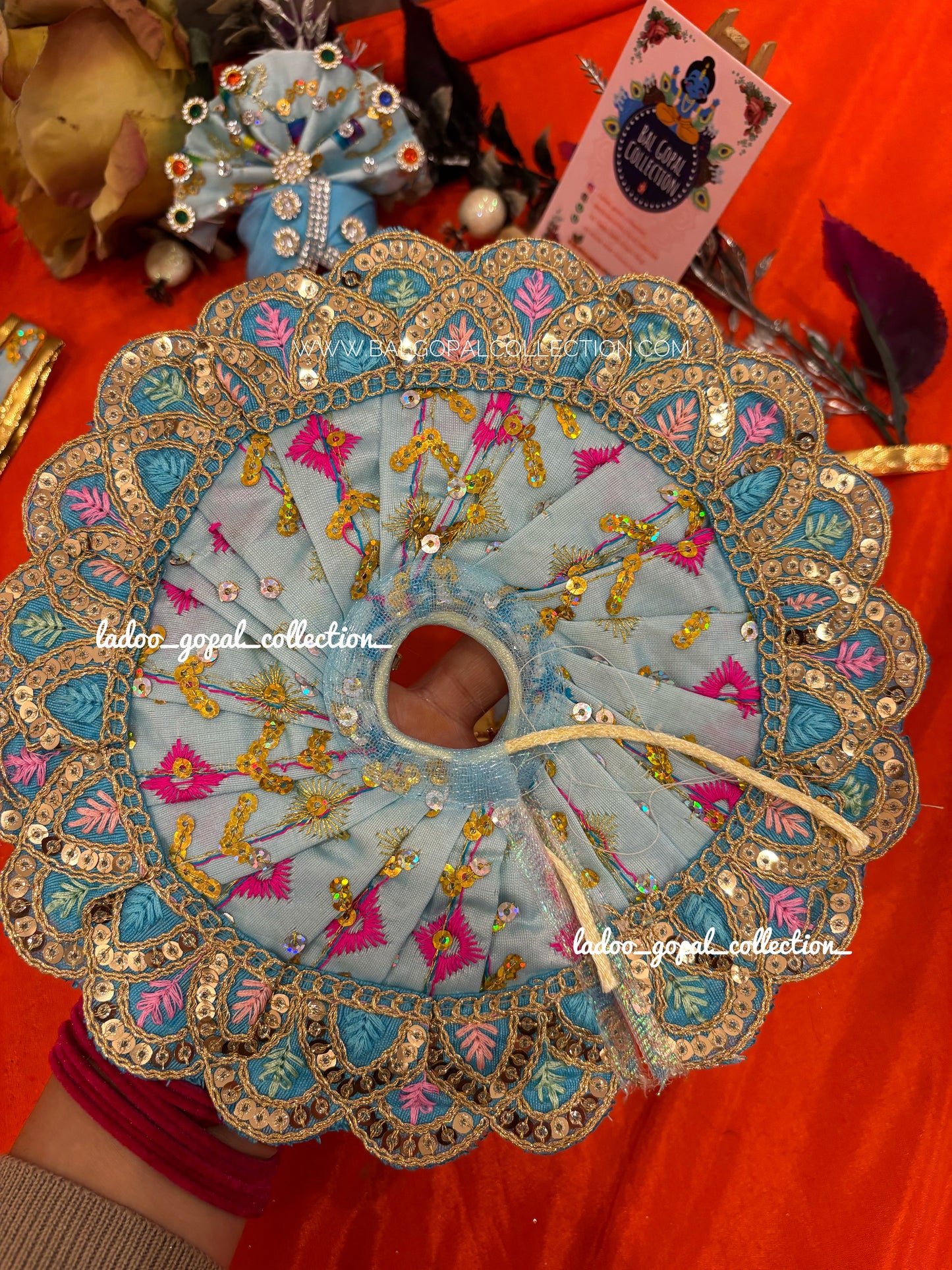 Summer poshak with pagdi for laddu gopal