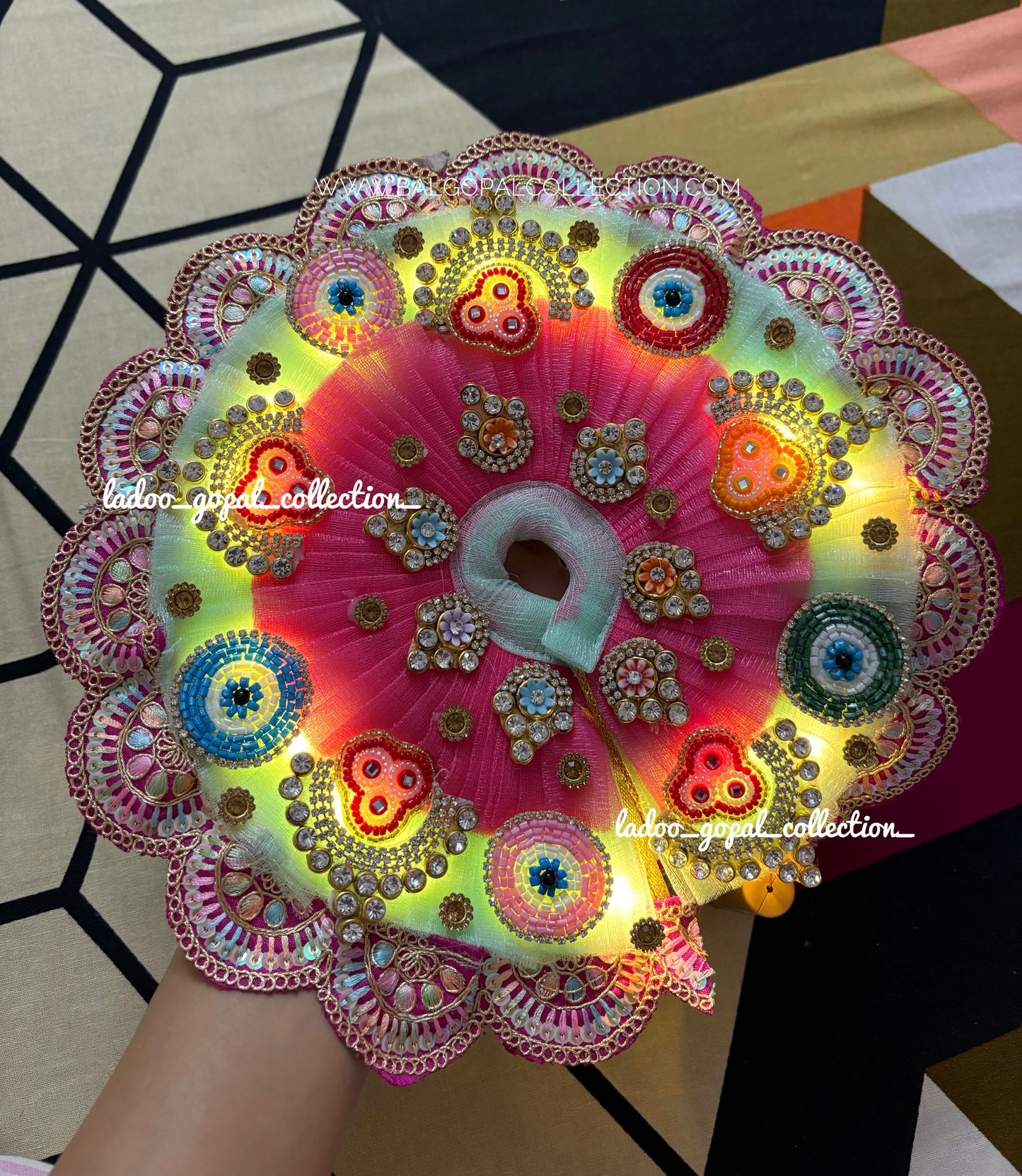 LED poshak for laddu gopal