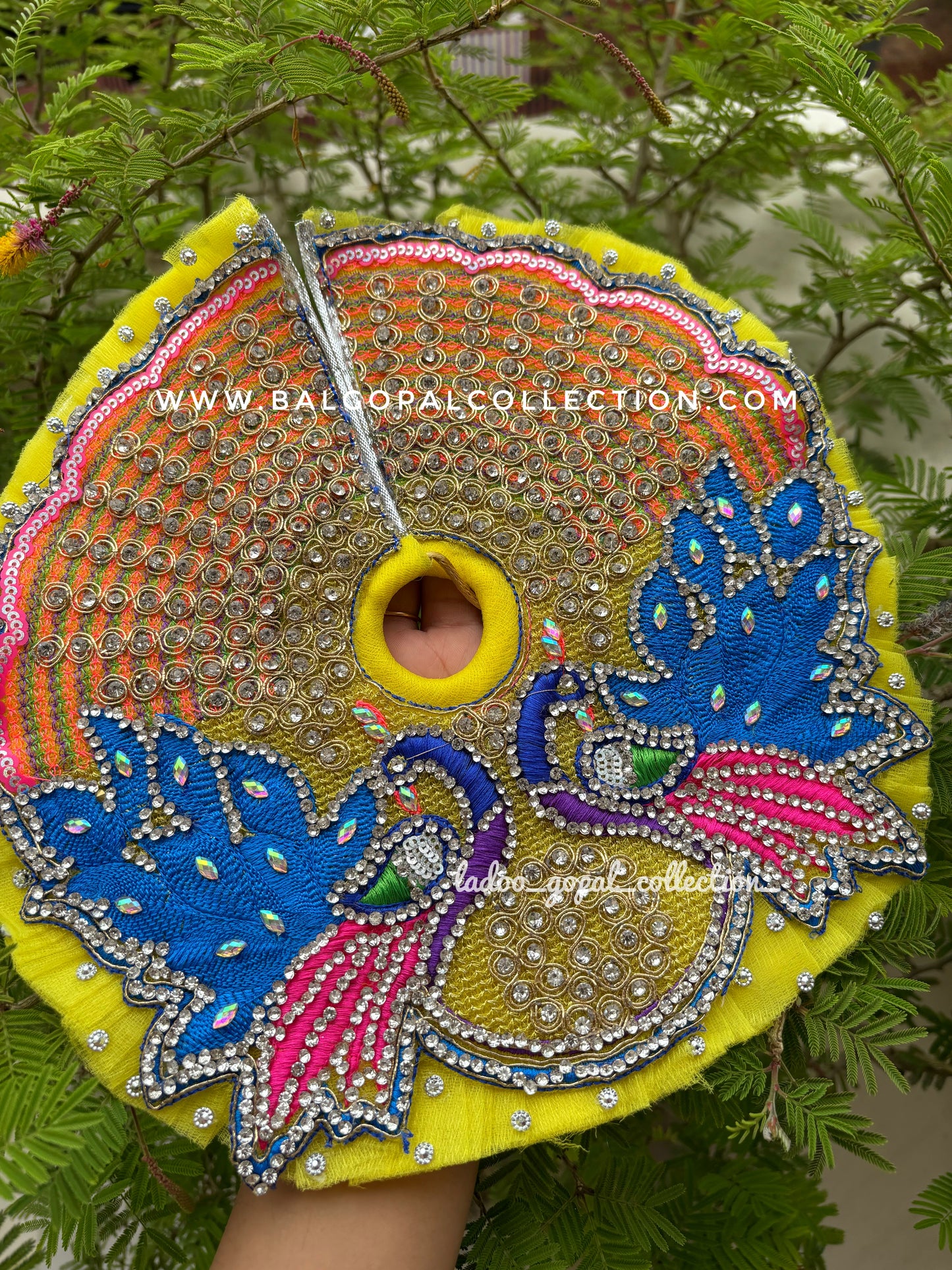 Heavy handwork poshak for laddu gopal size 6
