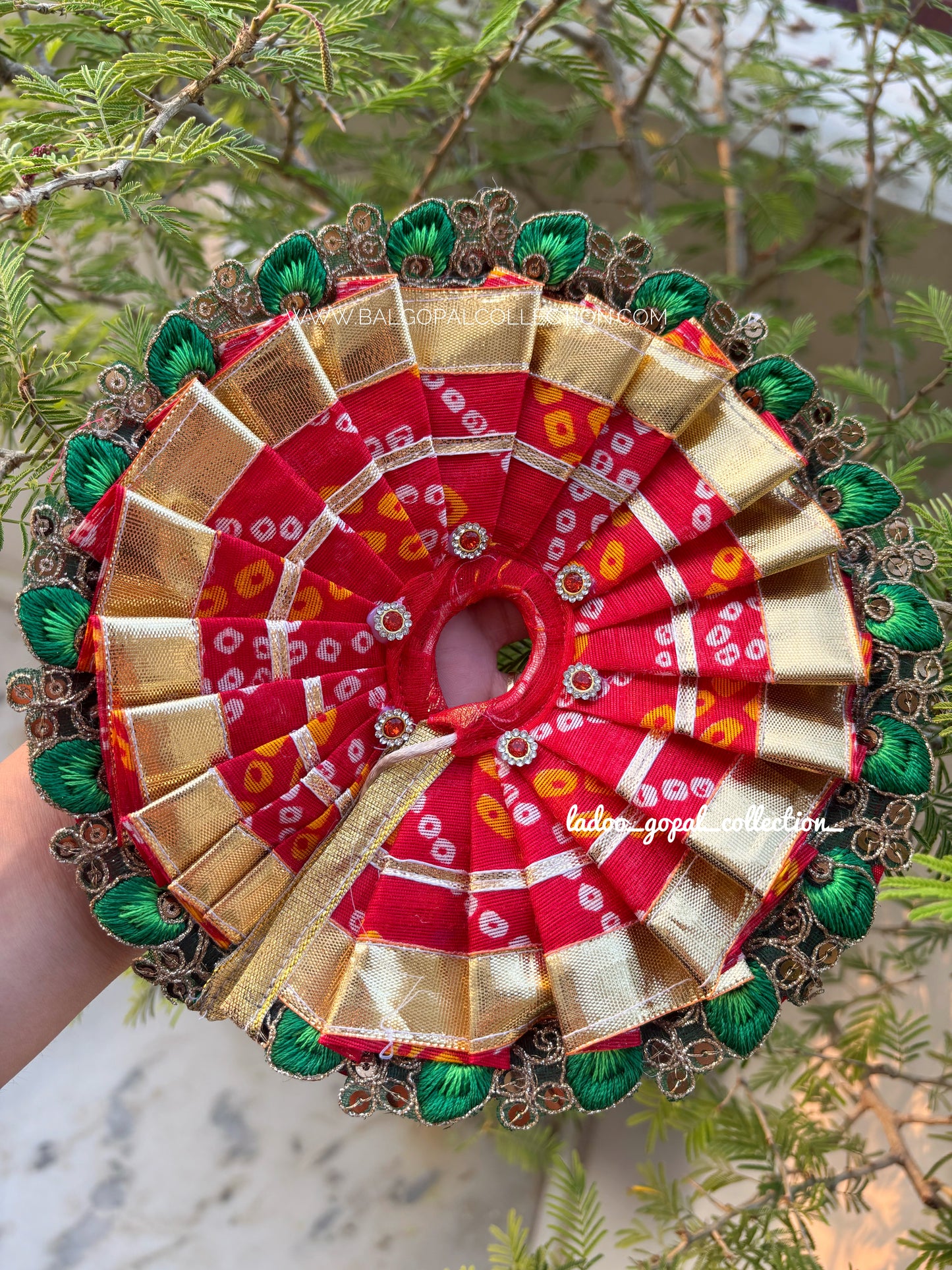 Heavy poshak for laddu gopal size 4
