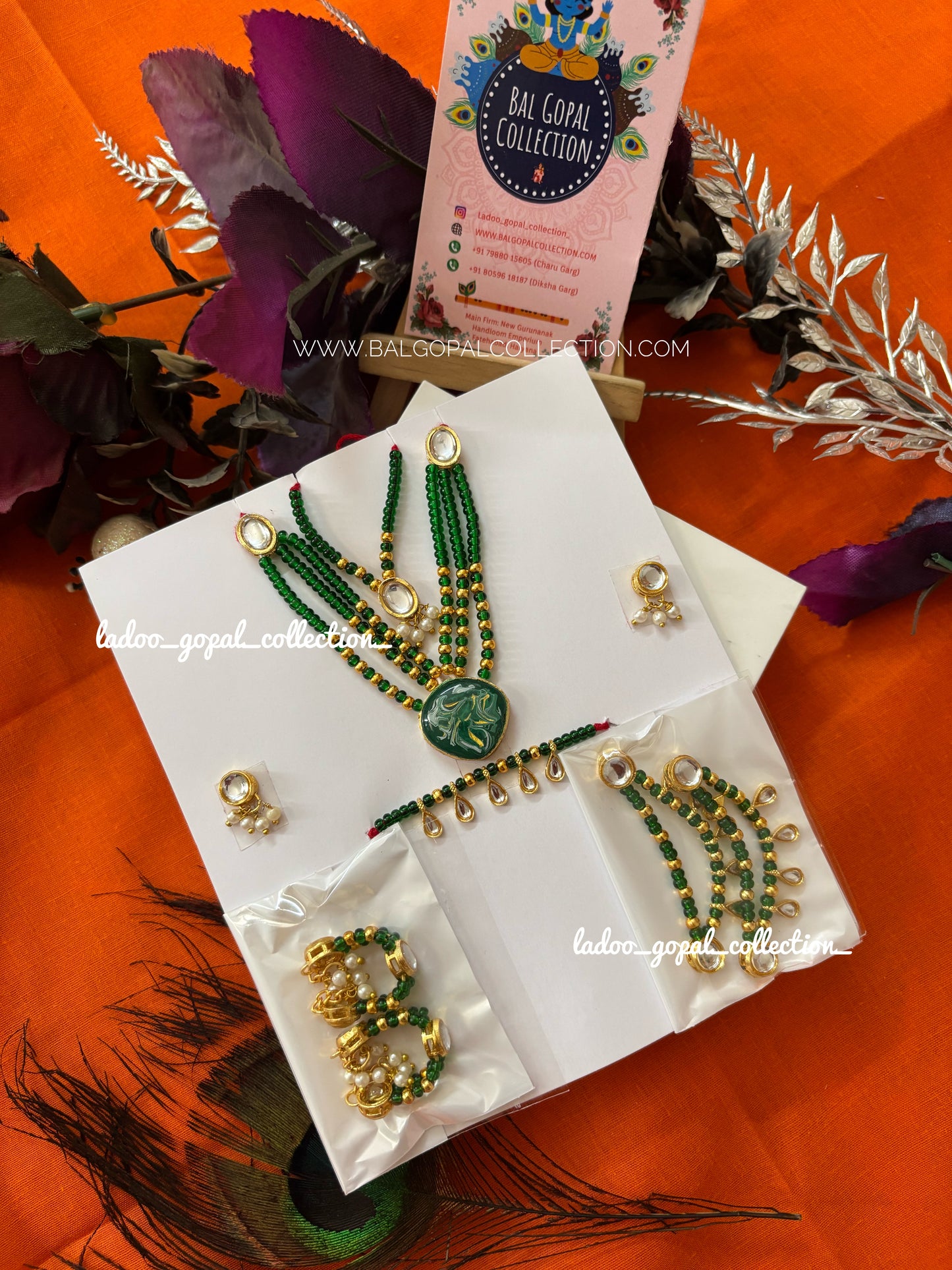 Shringar set for laddu gopal/ Radha rani