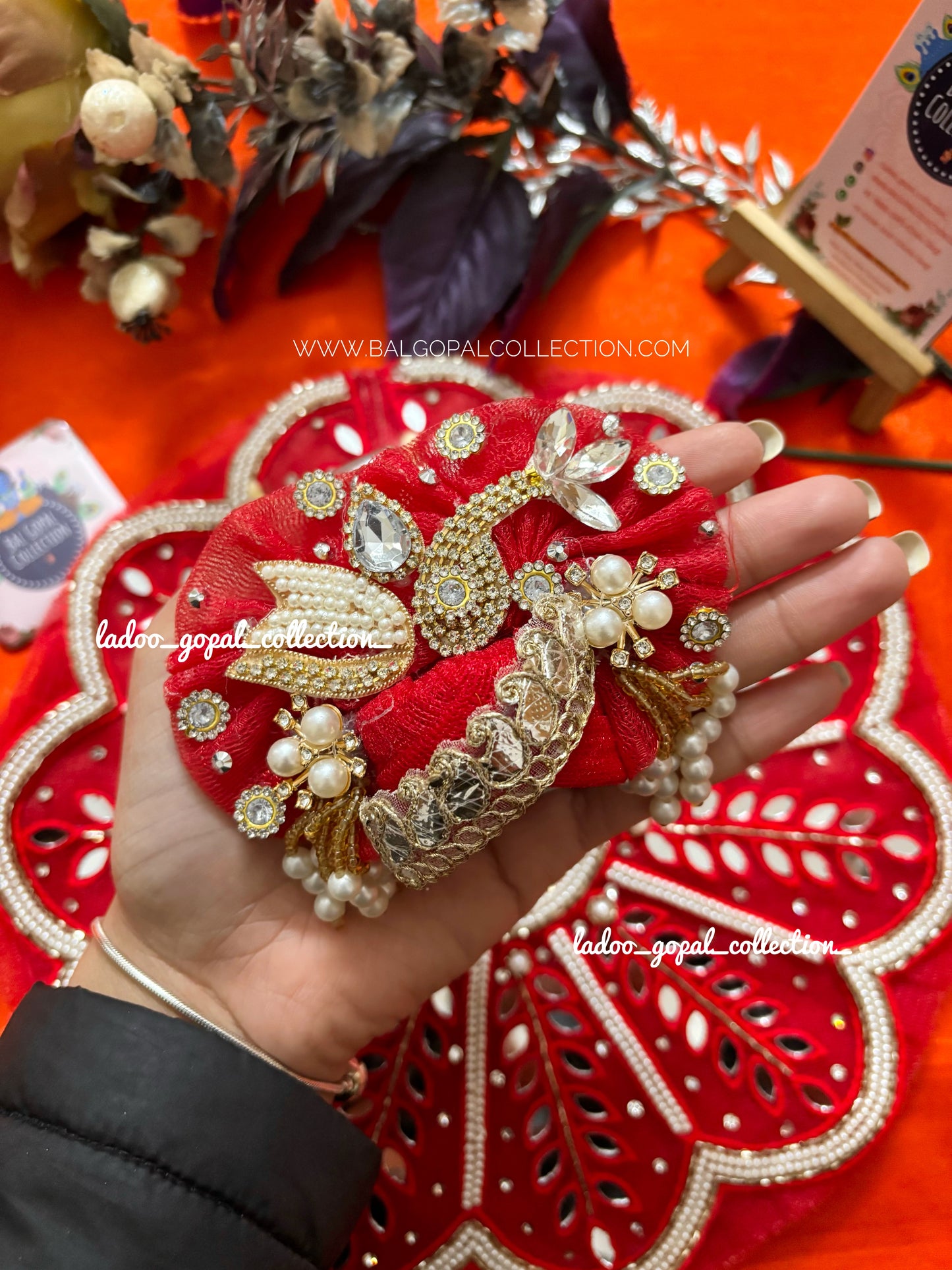 Handwork poshak for laddu gopal size 5